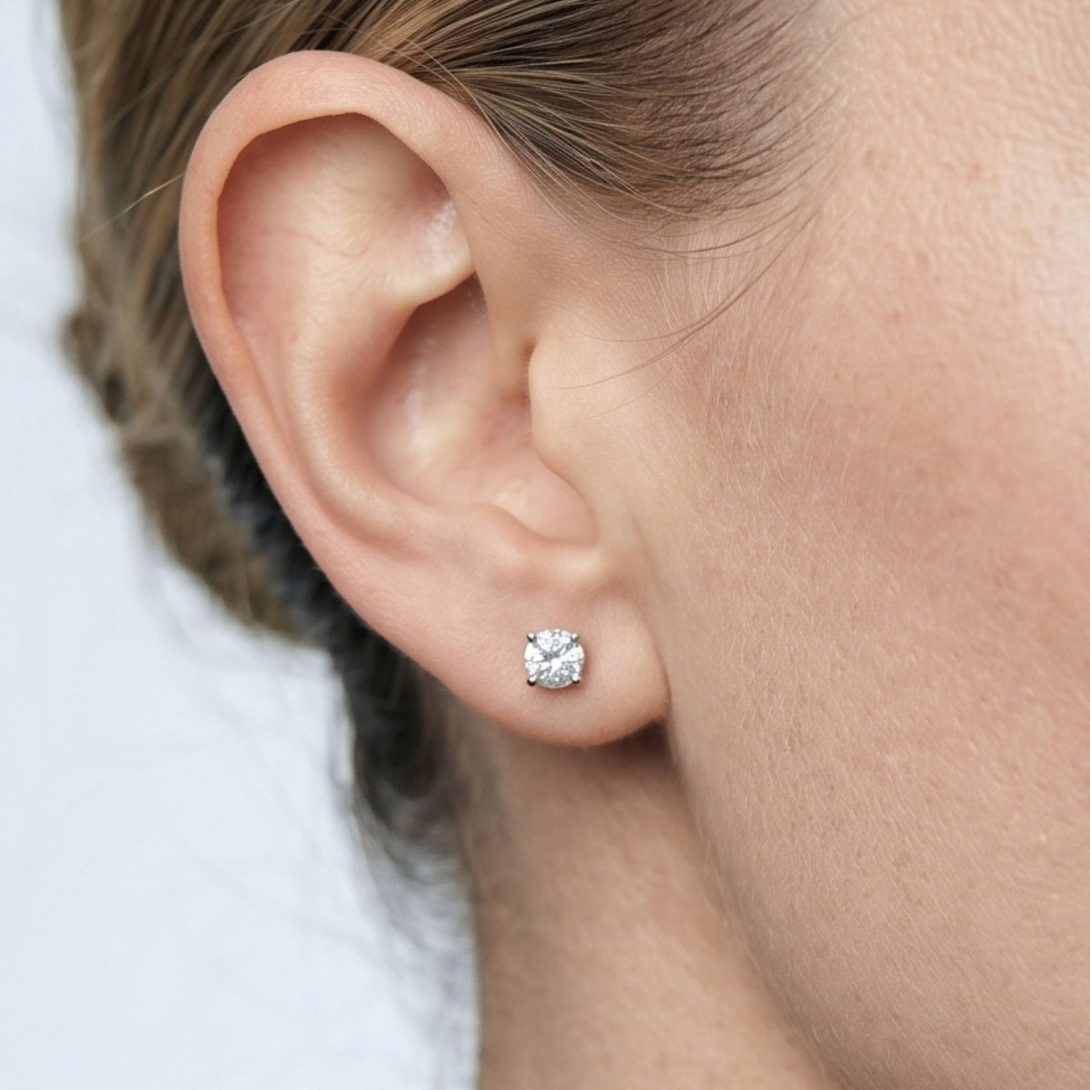 Enso Stone Stud Earrings