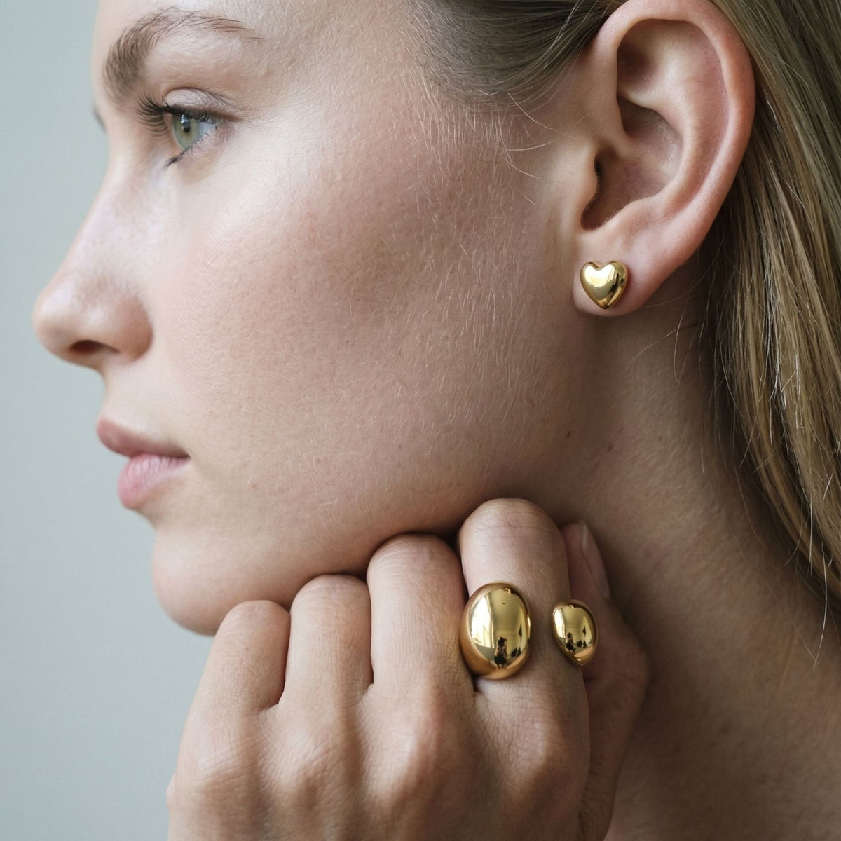 Kin Gold Statement Open Ring