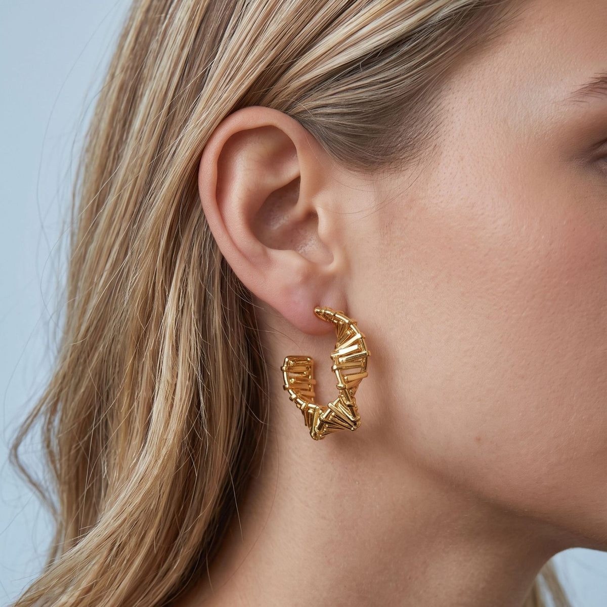 Kin Sculptural Hoop Earrings