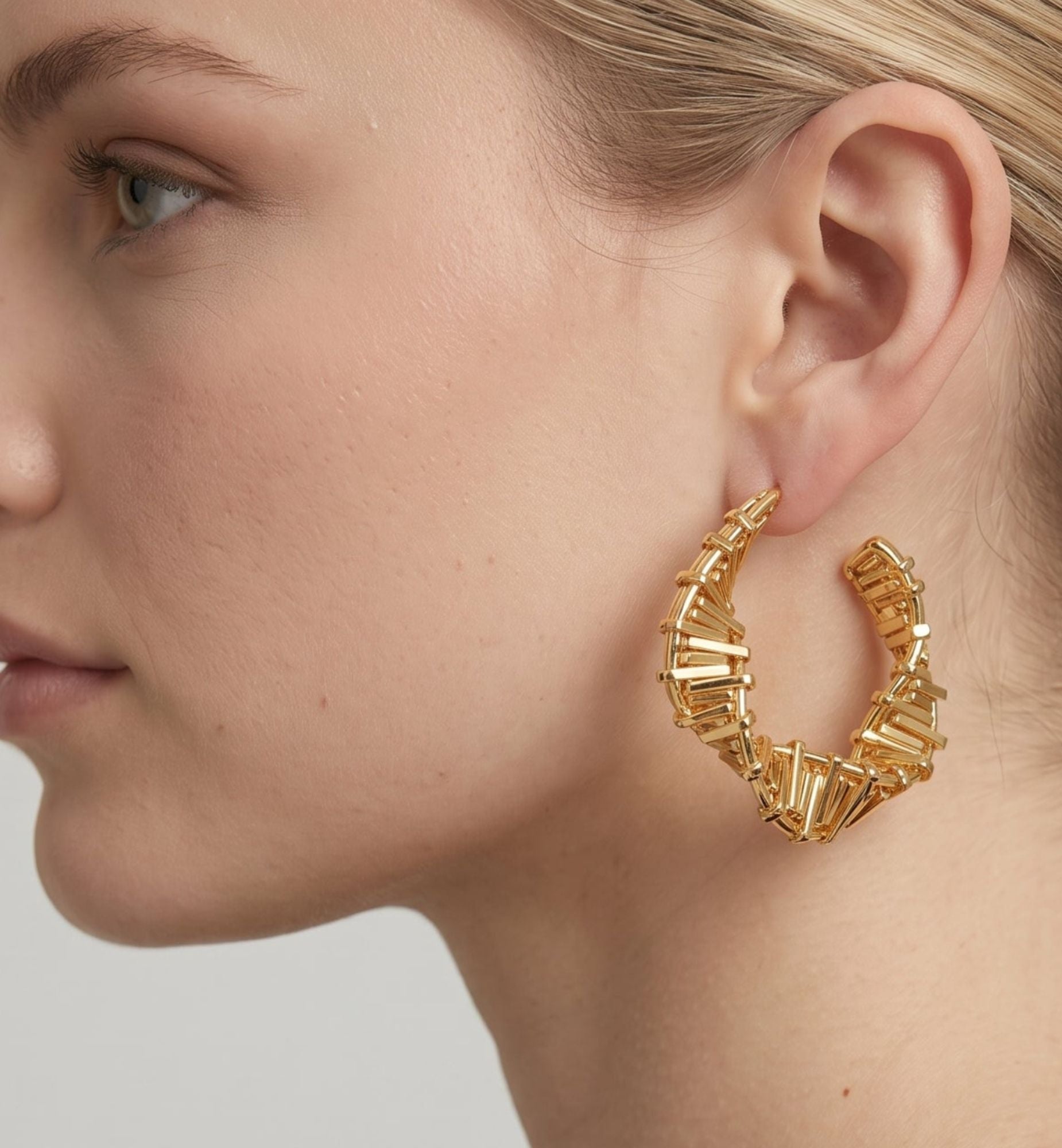 Kin Sculptural Hoop Earrings