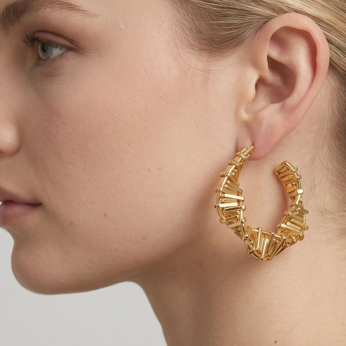 Kin Sculptural Hoop Earrings