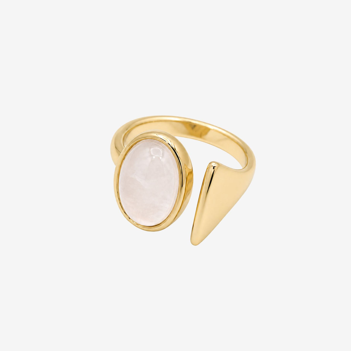 Enso Moonstone Wraparound Ring
