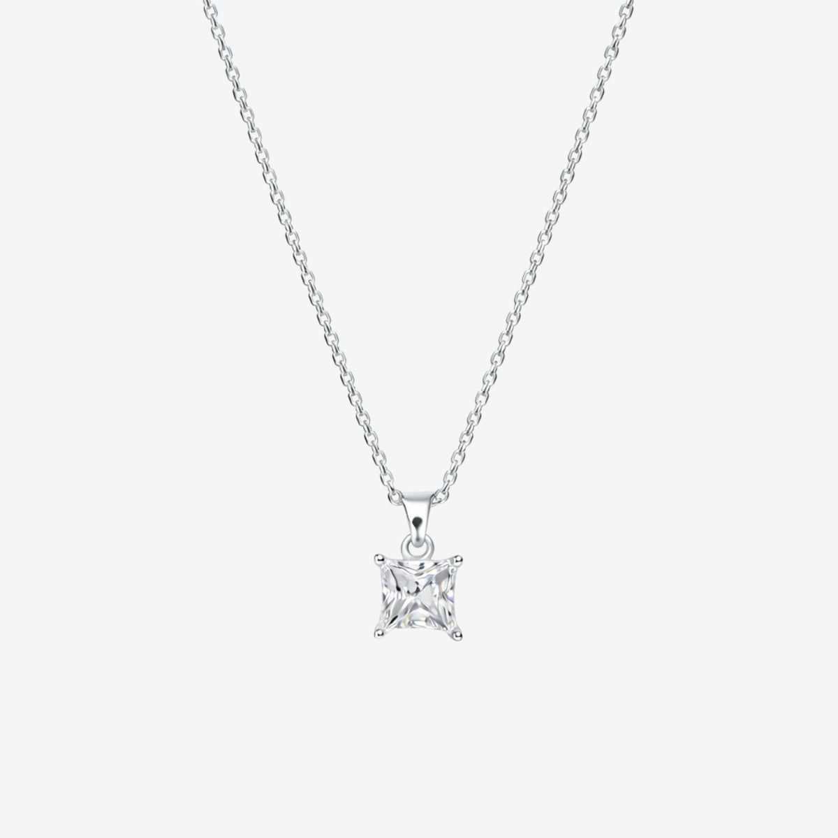 Shikaku Silver Stone Pendant Necklace