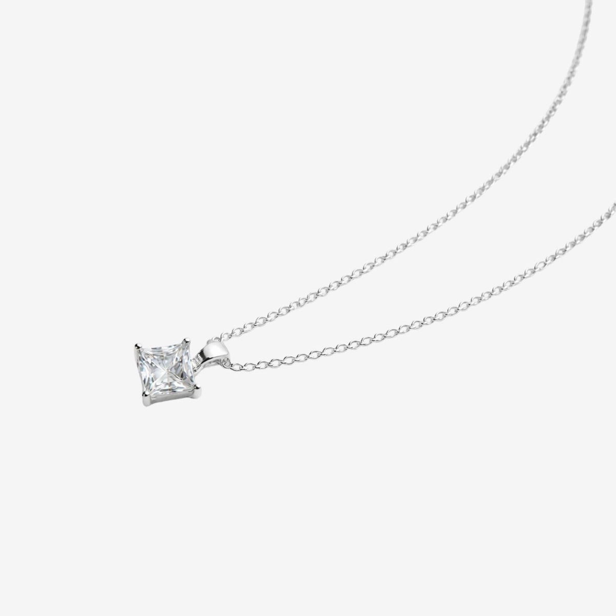 Shikaku Silver Stone Pendant Necklace