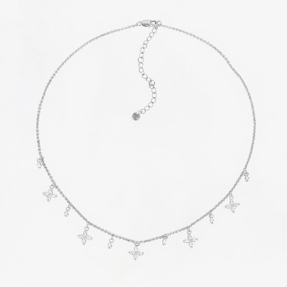 Kinmokusei Silver Floral Necklace