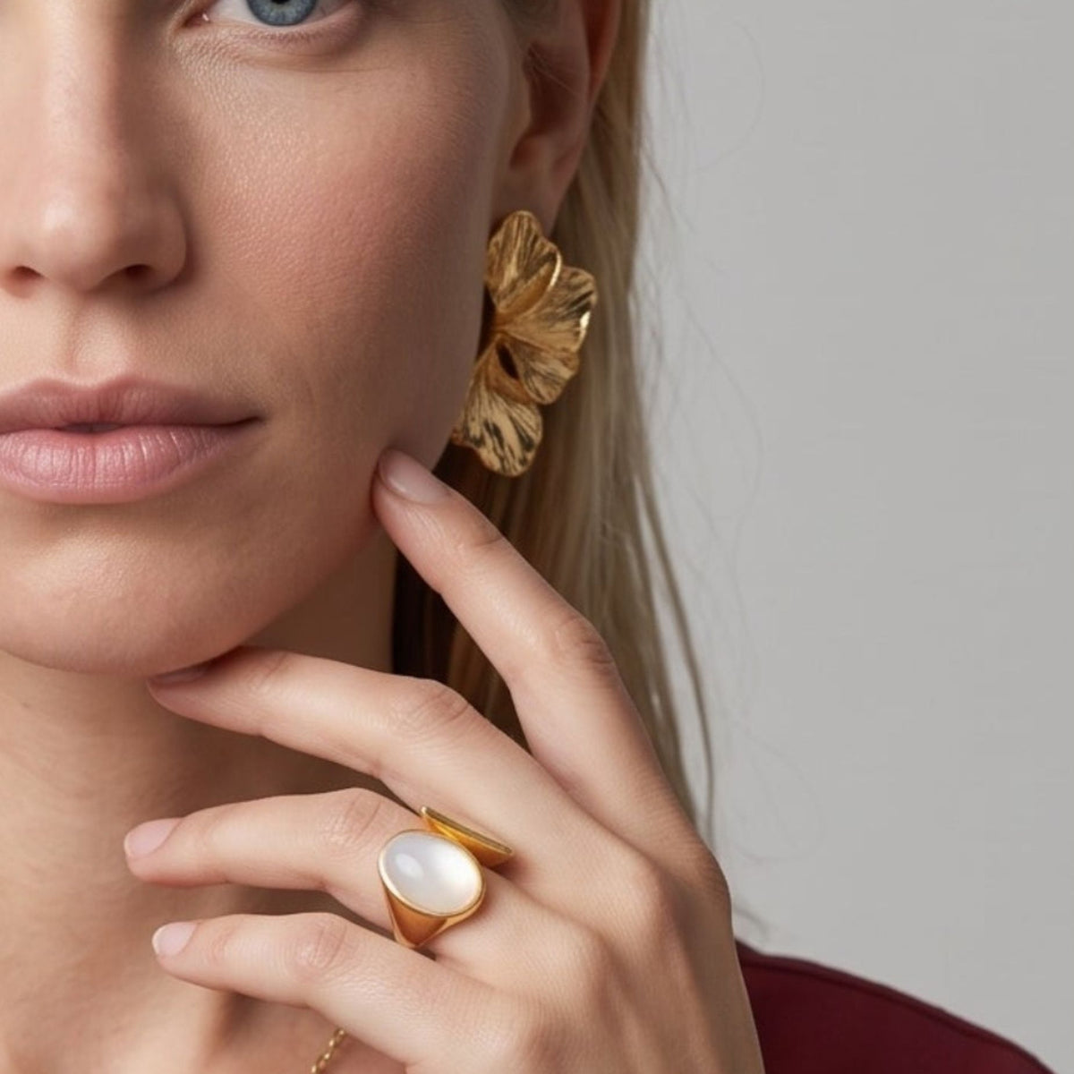Kin Sculptural Statement Earrings