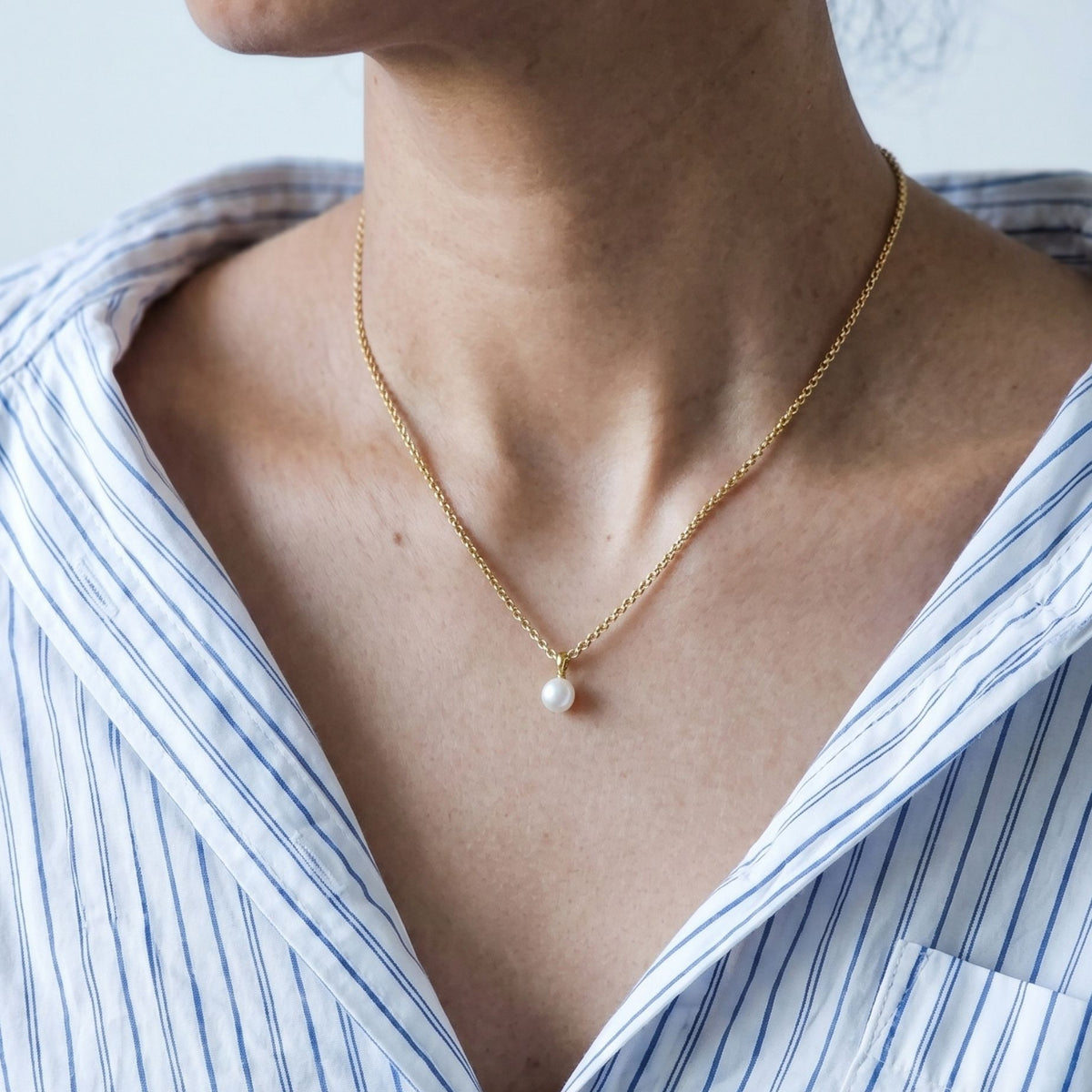 Shinju Gold Pearl Necklace