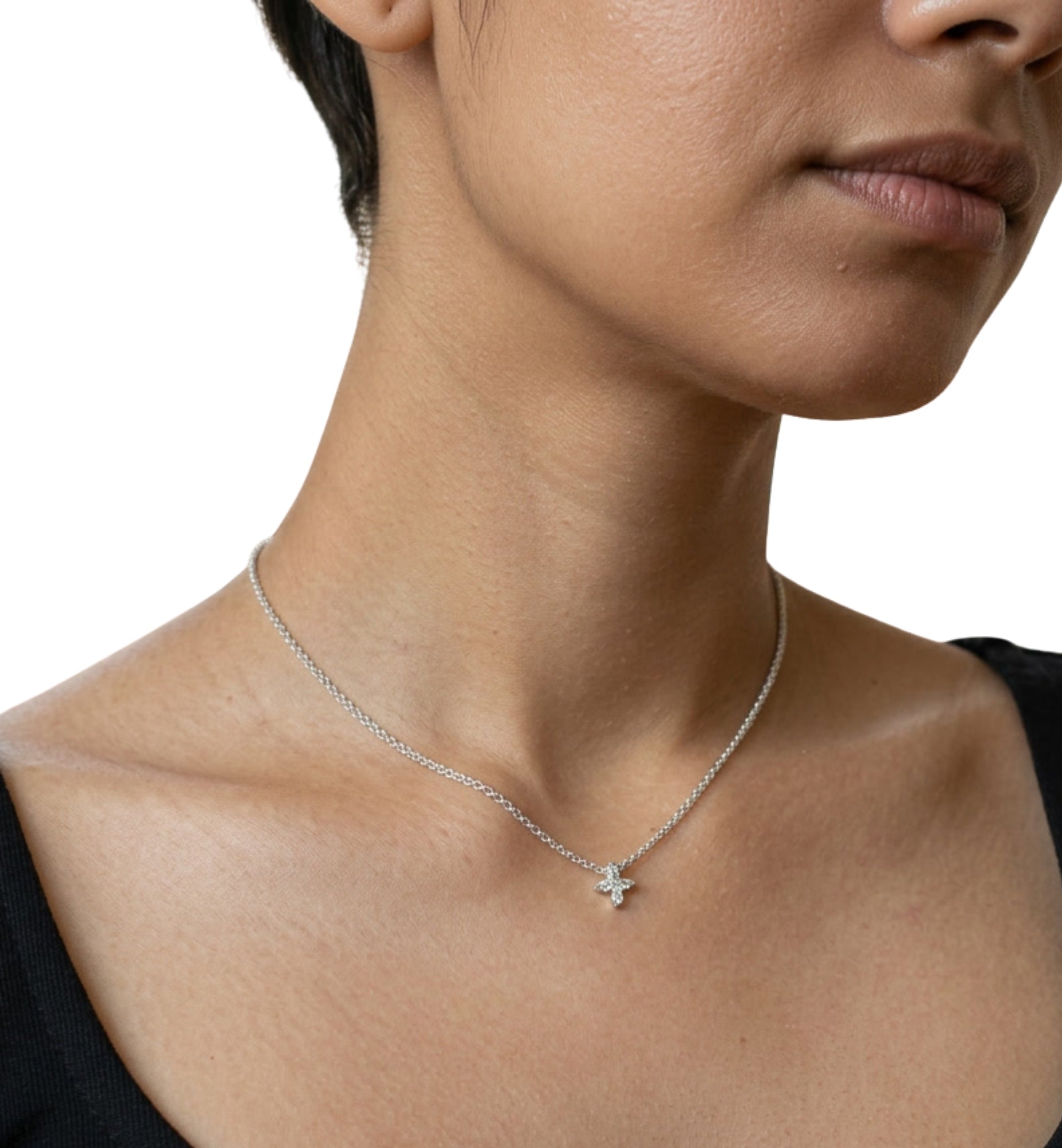Kinmokusei Silver Bead Bangle + Necklace