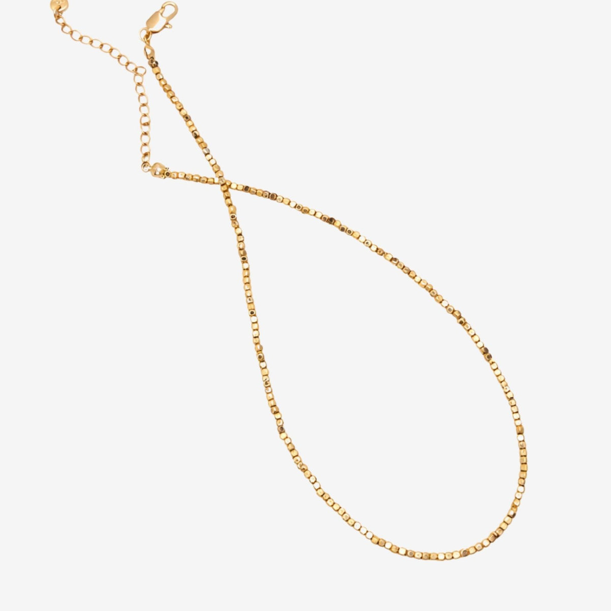 Shikaku Gold Small Bead Necklace