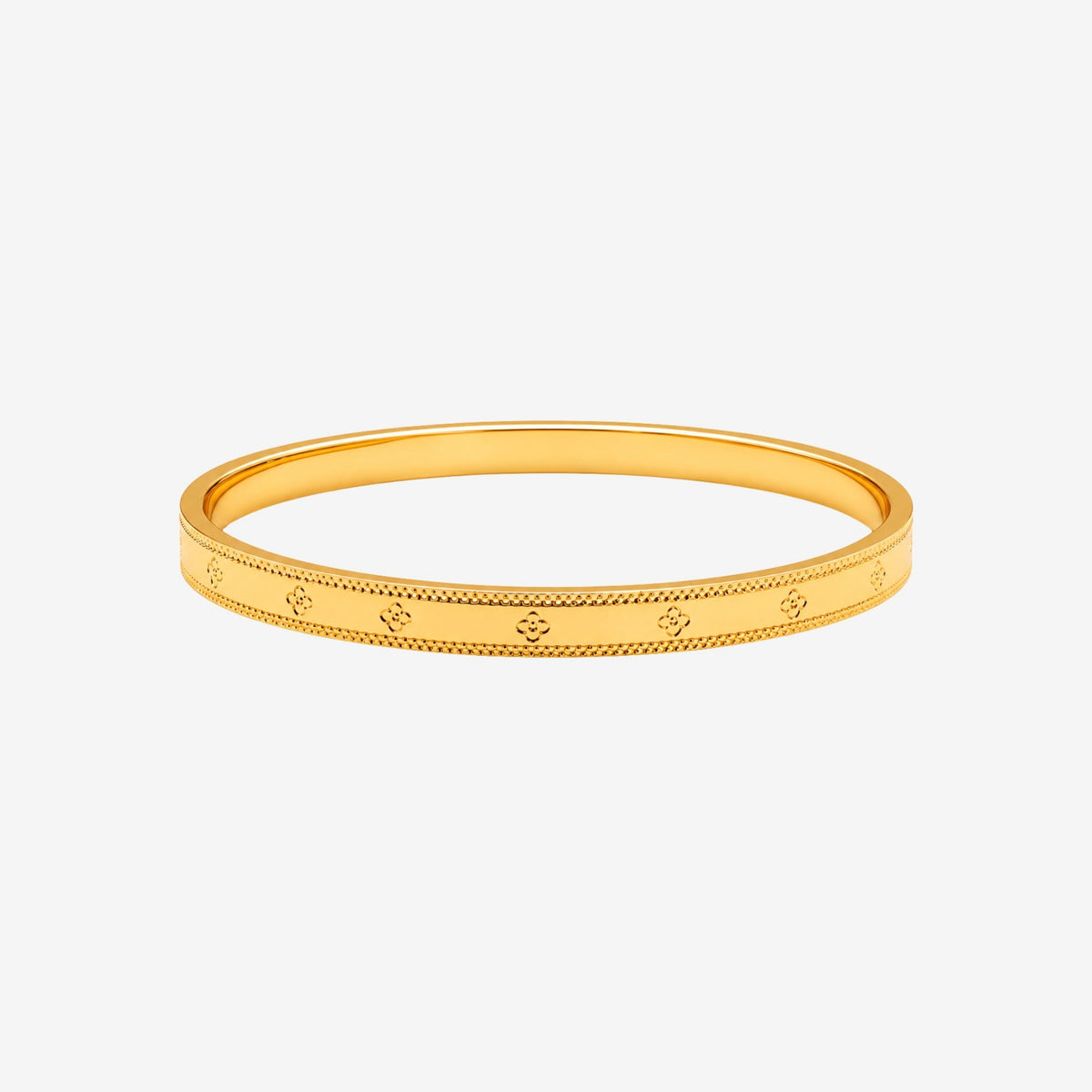 Kinmokusei Gold Floral Bangle