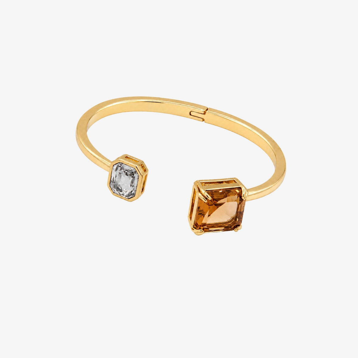 Shikaku Square Stones Open Bangle