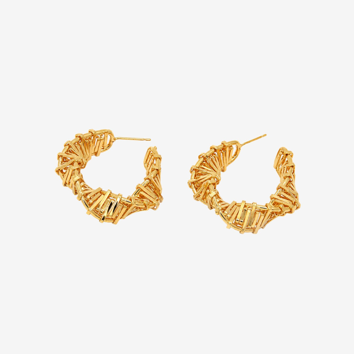 Kin Sculptural Hoop Earrings