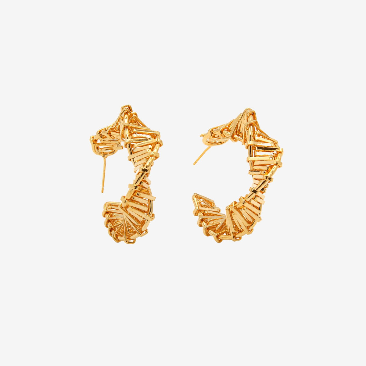 Kin Sculptural Hoop Earrings