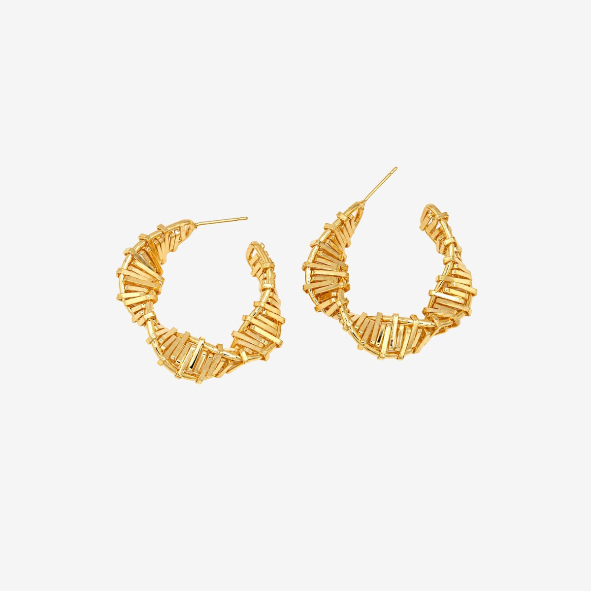 Kin Sculptural Hoop Earrings
