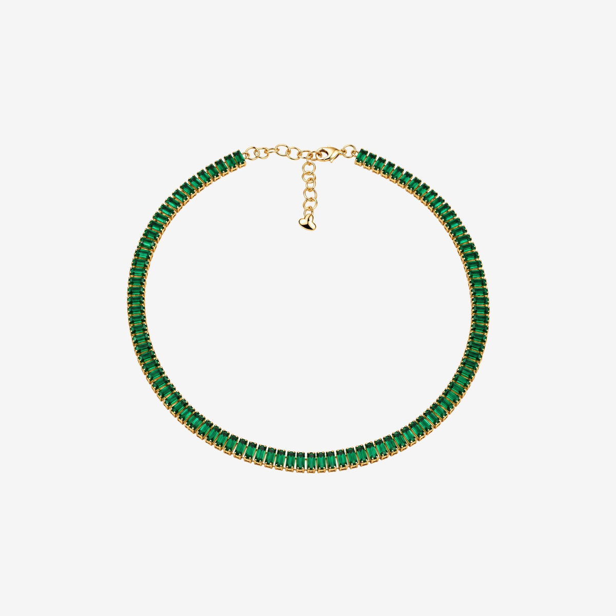 Hanabi Green Stone Necklace