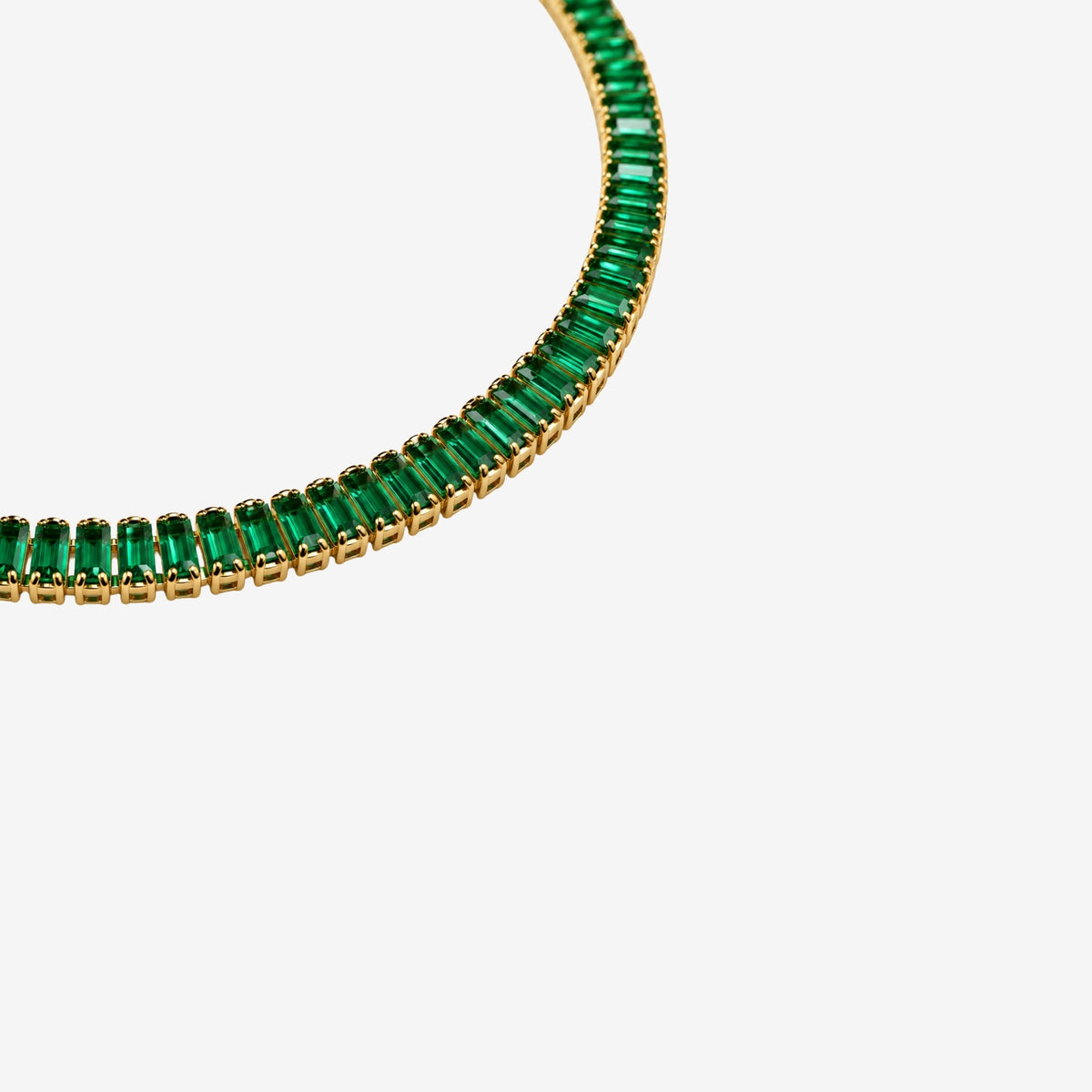 Hanabi Green Stone Necklace