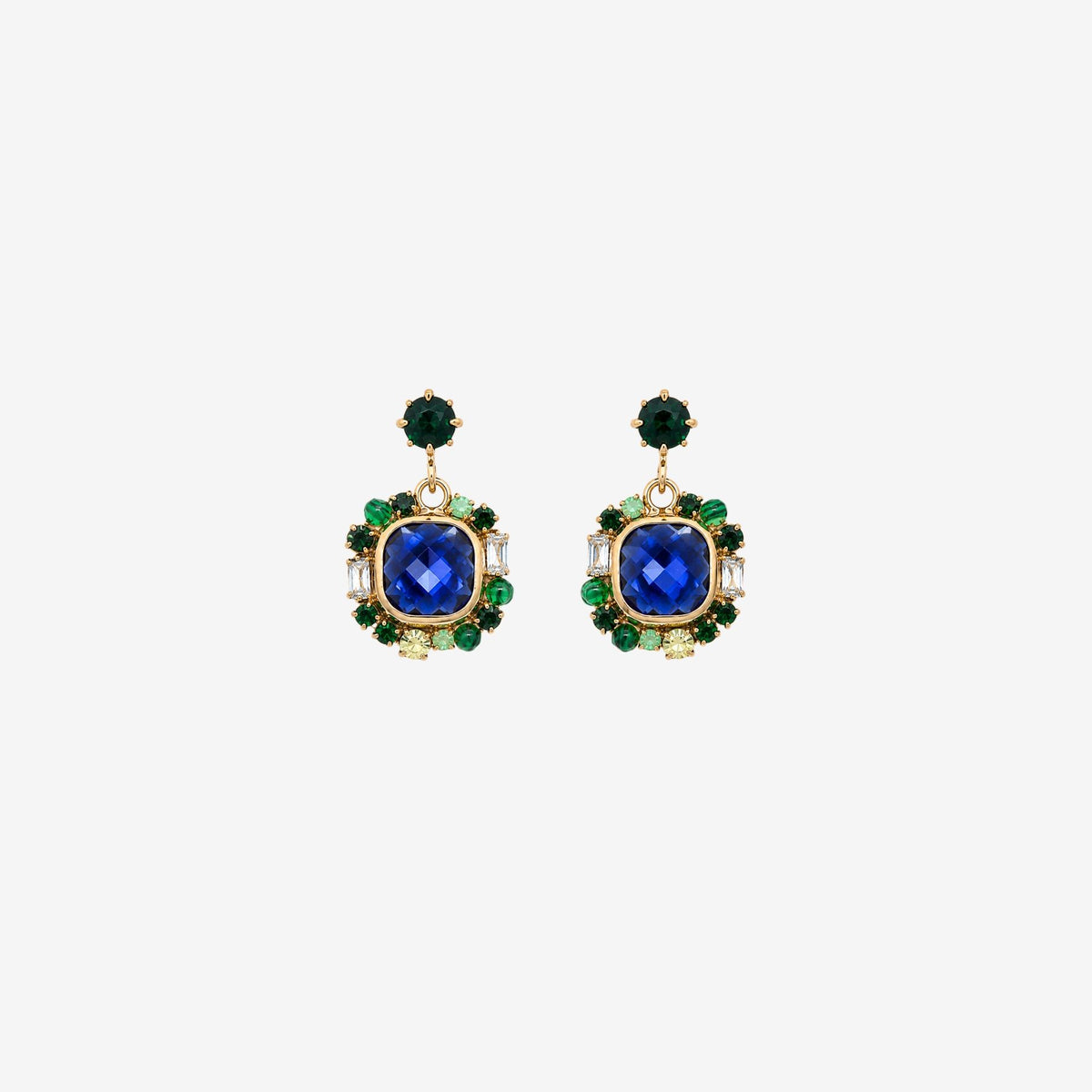 Shikaku Blue Stone Earrings