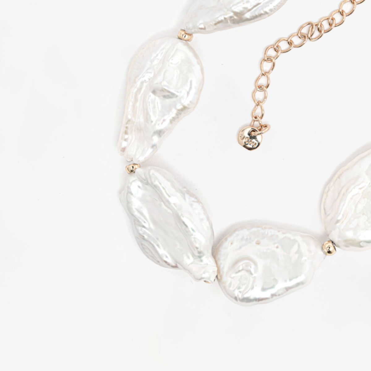 Shinju Gold Baroque Pearl Bracelet 18K Gold Plated 18K Gold Plated by Uchi & Soto Jewellery