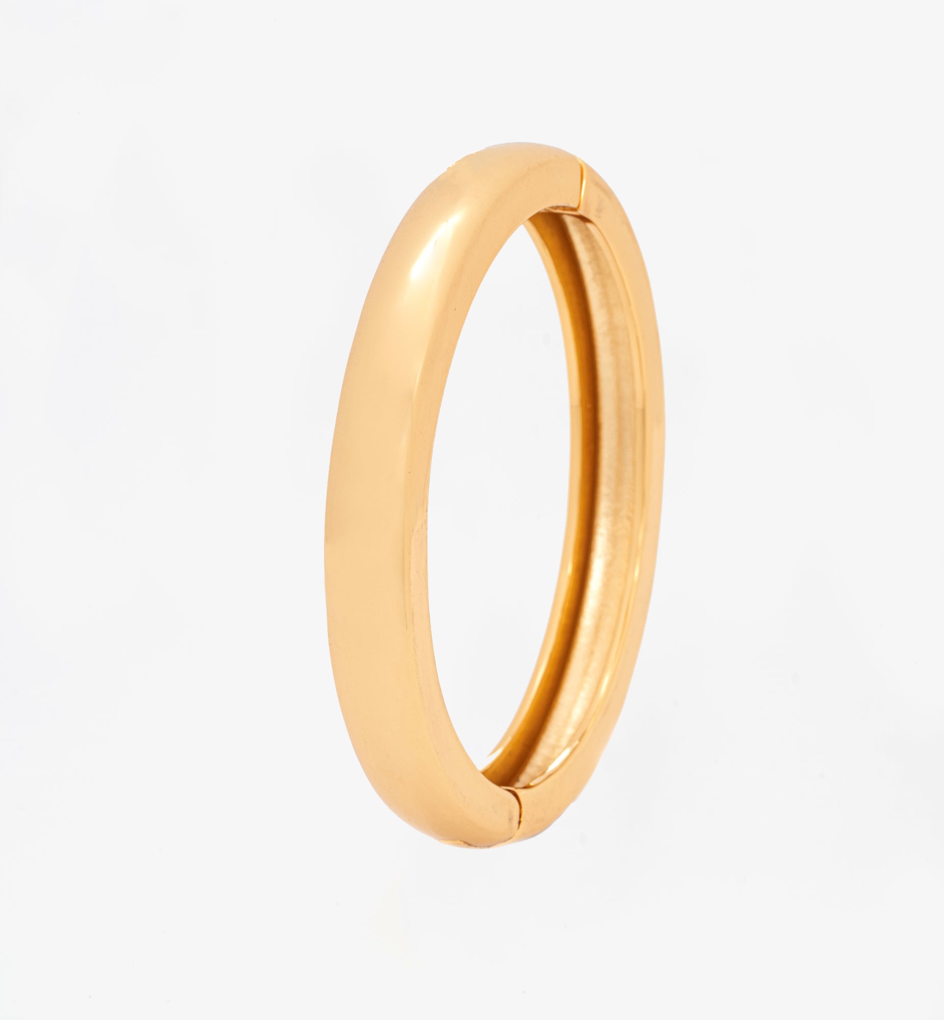 Kin Gold Plain Bangle 18K Gold Plated 18K Gold Plated by Uchi & Soto Jewellery