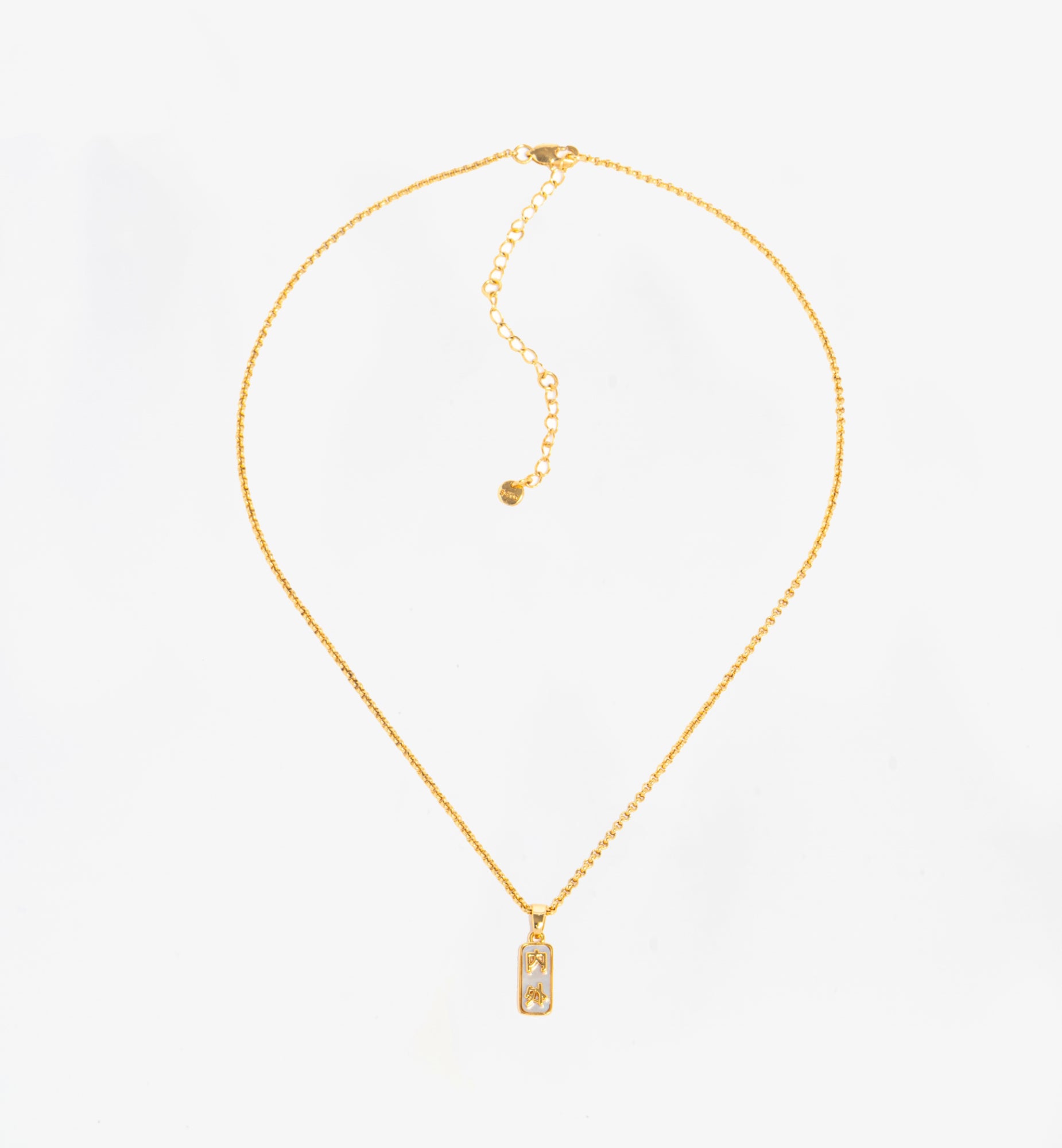 Kin Gold Uchi And Soto Pendant 18K Gold Plated 18K Gold Plated by Uchi & Soto Jewellery