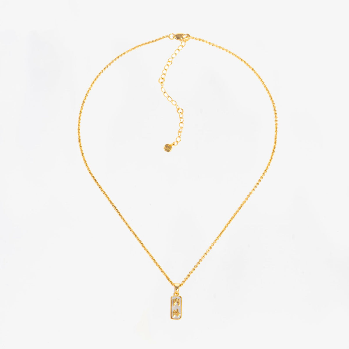 Kin Gold Uchi And Soto Pendant 18K Gold Plated 18K Gold Plated by Uchi & Soto Jewellery