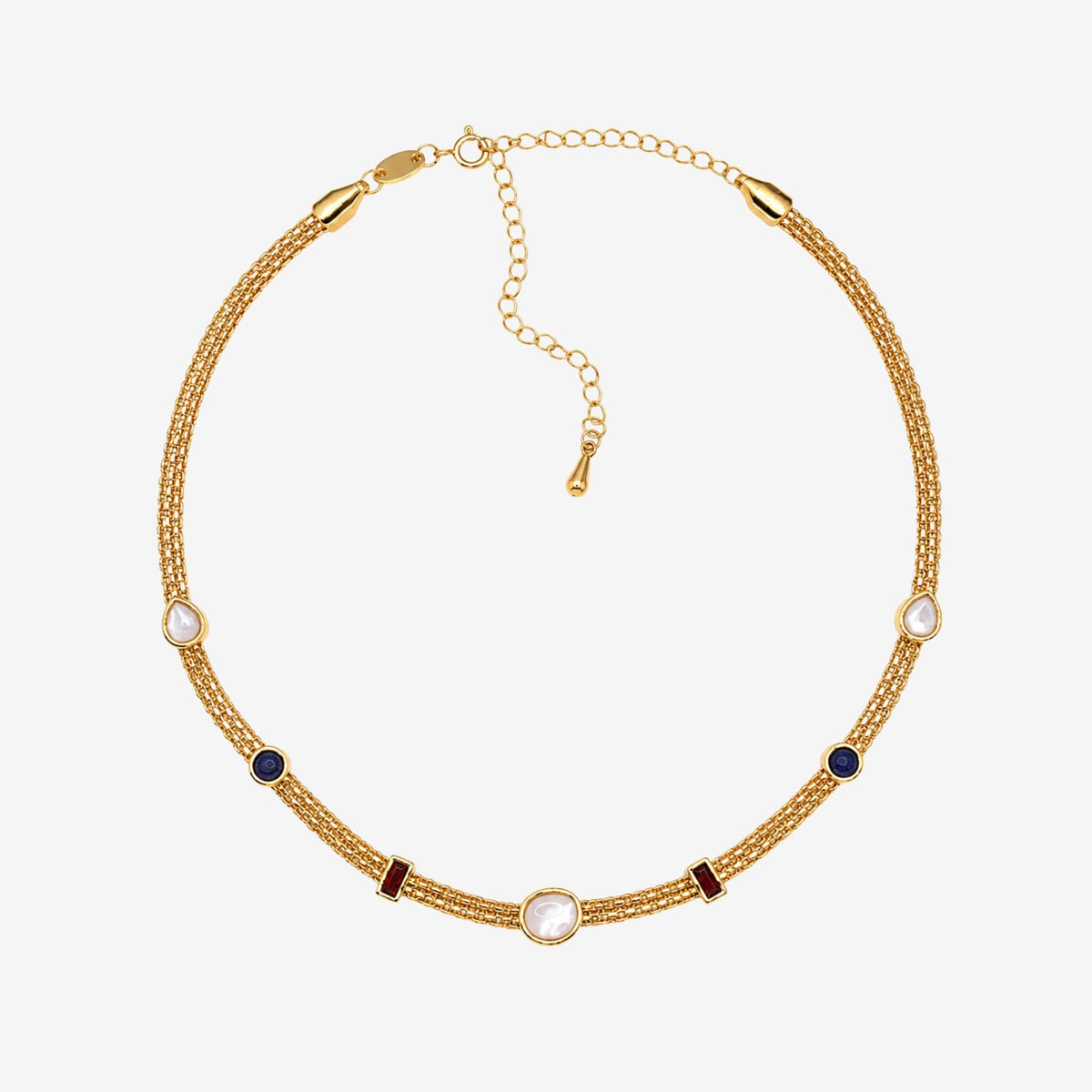 Enso Mixed Semi Precious Necklace