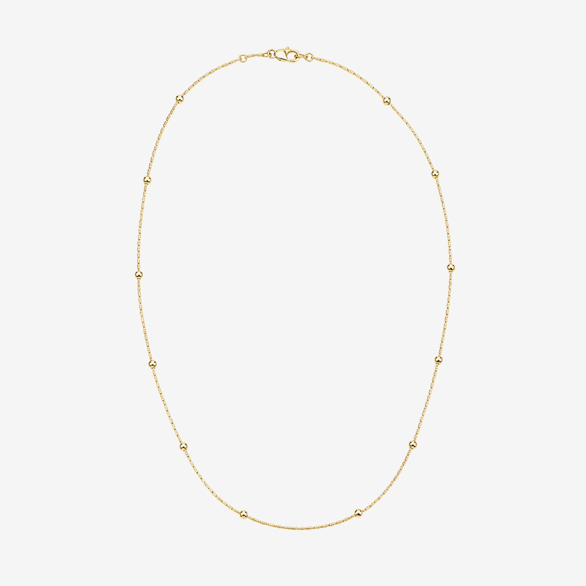 Kin Gold Bead Chain Necklace