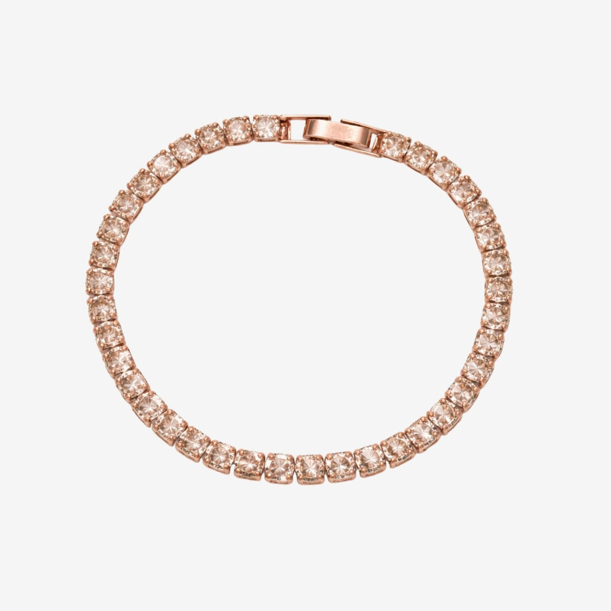 Shikaku Rose Gold Tennis Bracelet