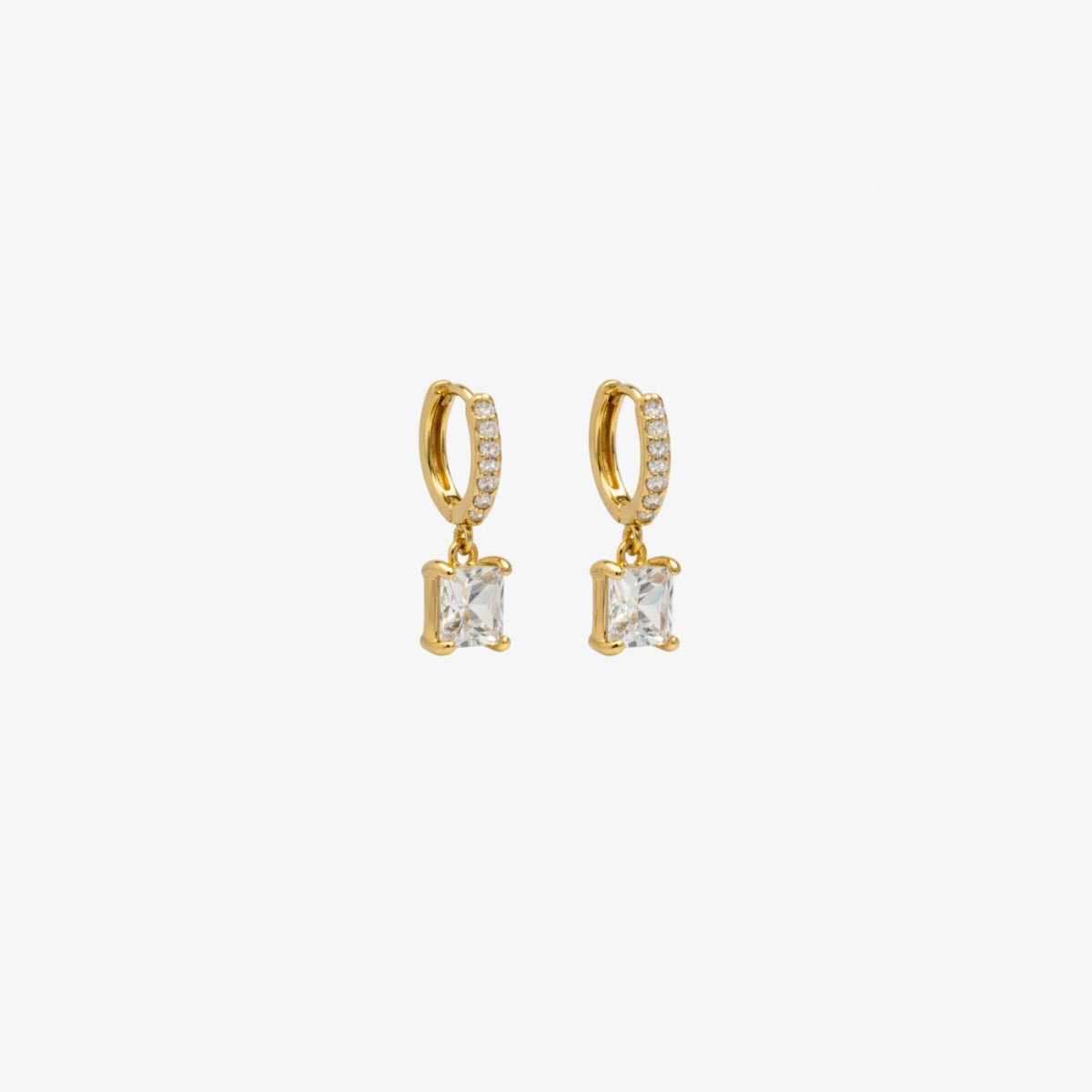 Shikaku Gold Stone Earrings