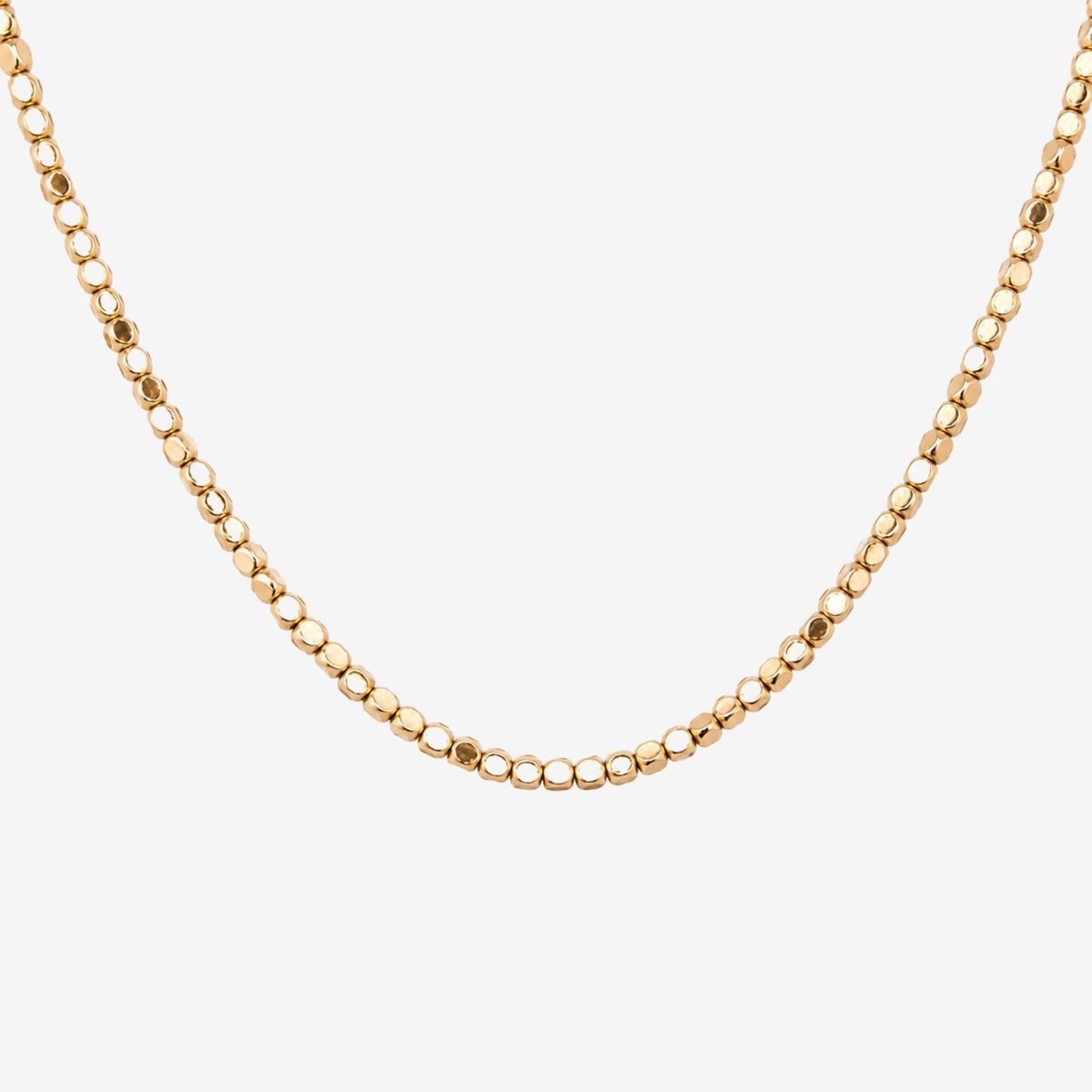 Shikaku Gold Medium Bead Necklace