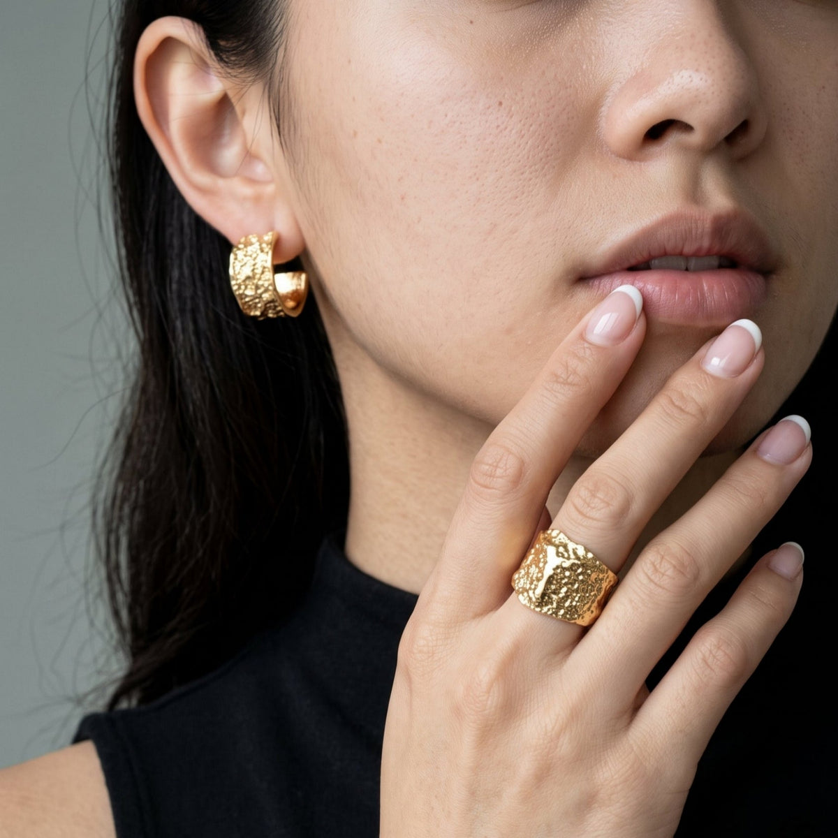 Kin Molten Gold Ring
