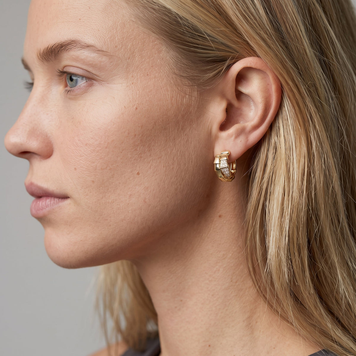 Kin Snake Stone Earrings