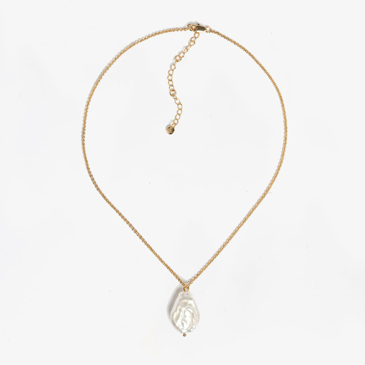 Shinju Gold Baroque Pearl Pendant 18K Gold Plated 18K Gold Plated by Uchi & Soto Jewellery