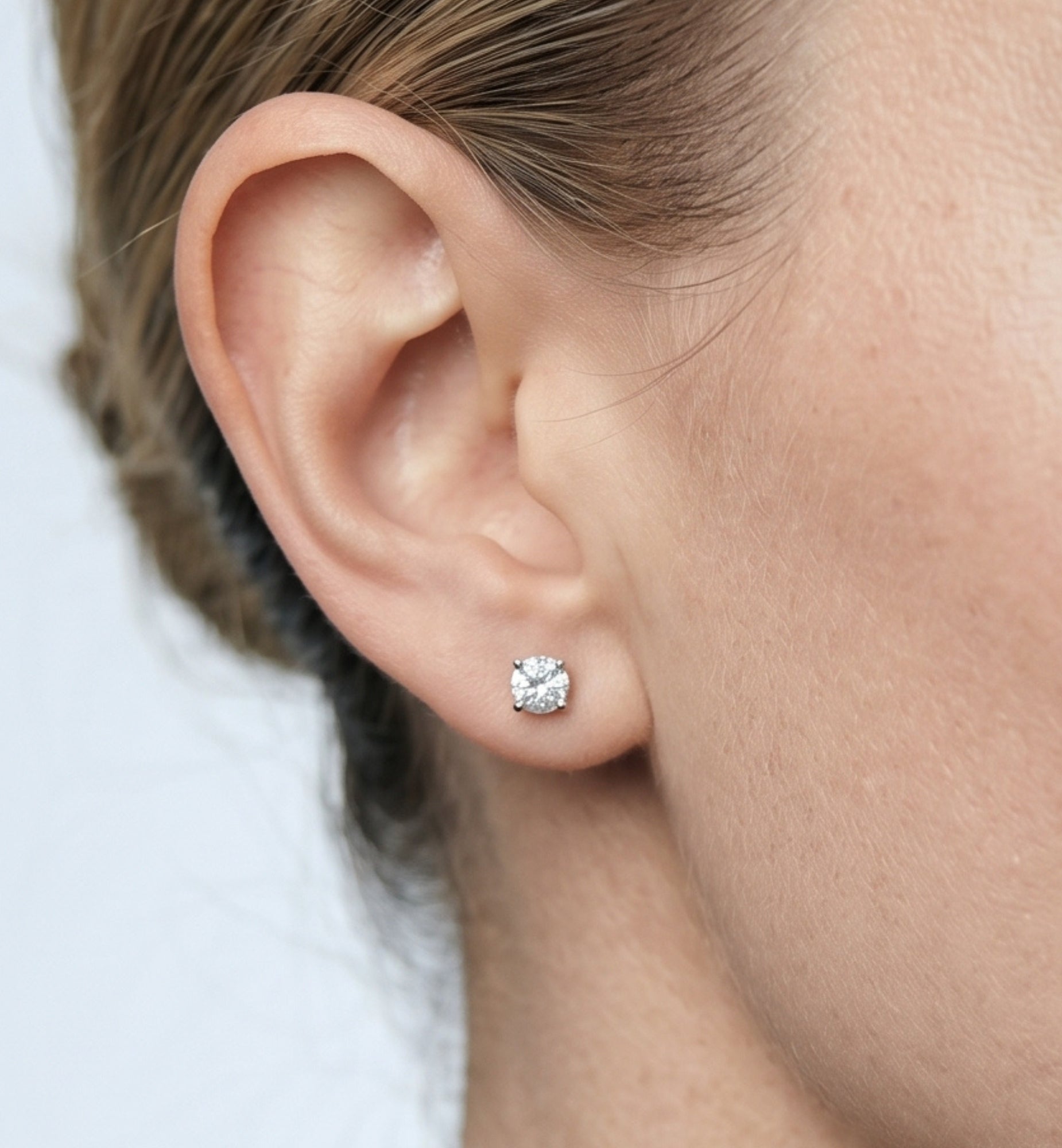 Enso Stone Stud Earrings