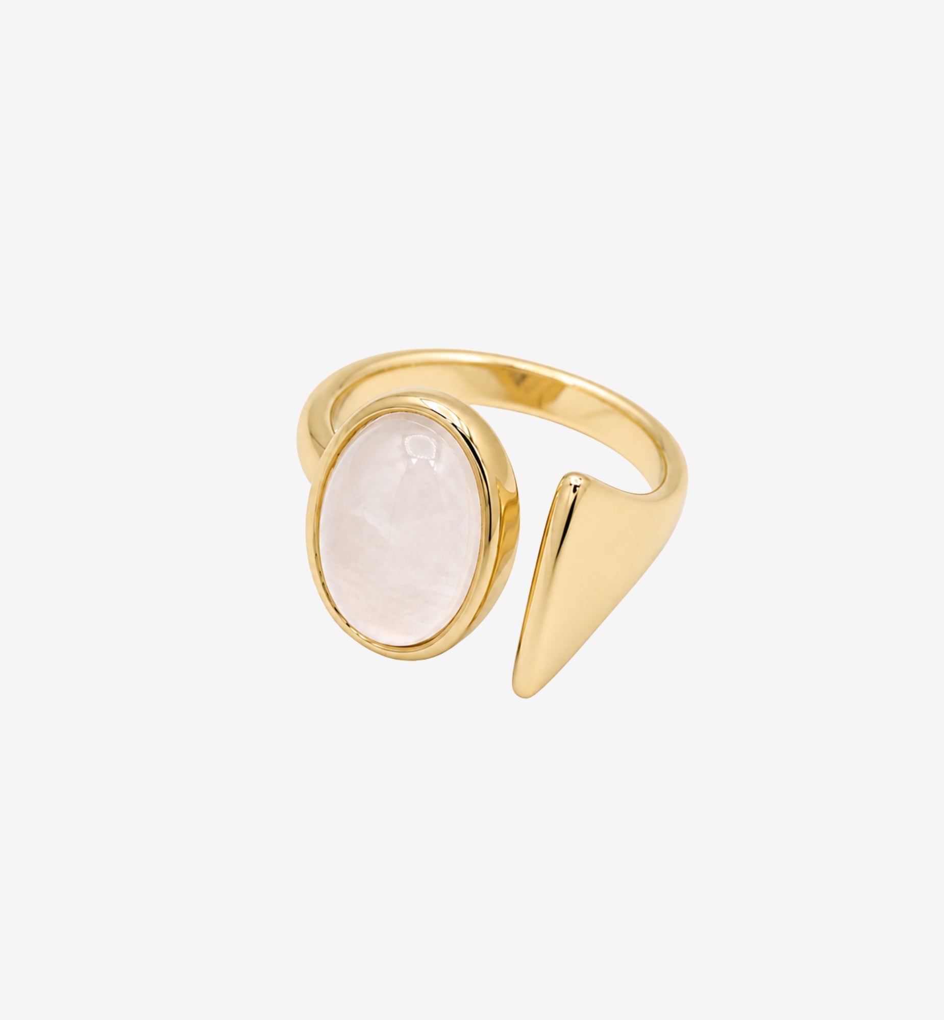 Enso Moonstone Wraparound Ring