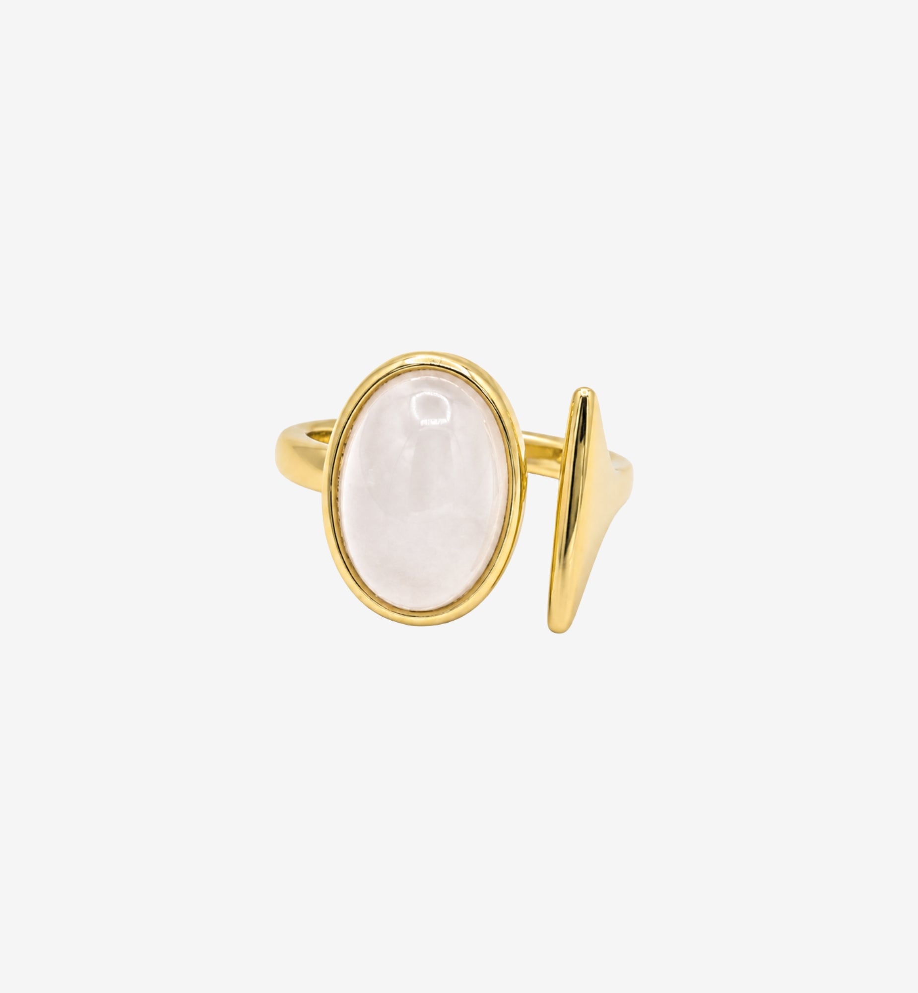Enso Moonstone Wraparound Ring