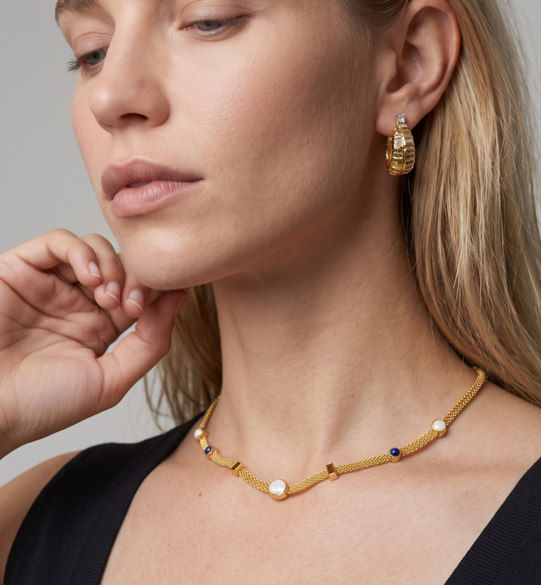Enso Mixed Semi Precious Necklace