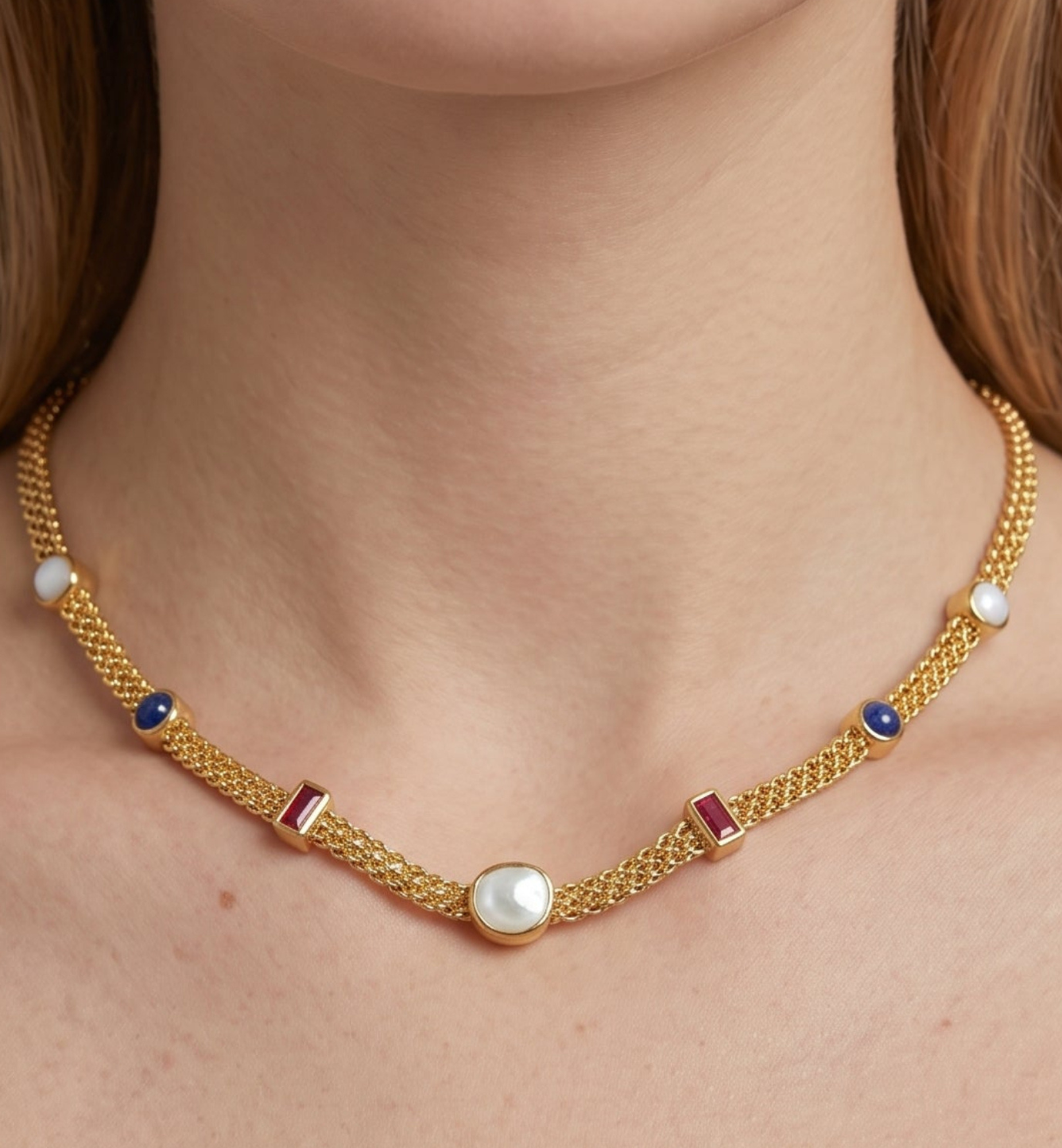 Enso Mixed Semi Precious Necklace