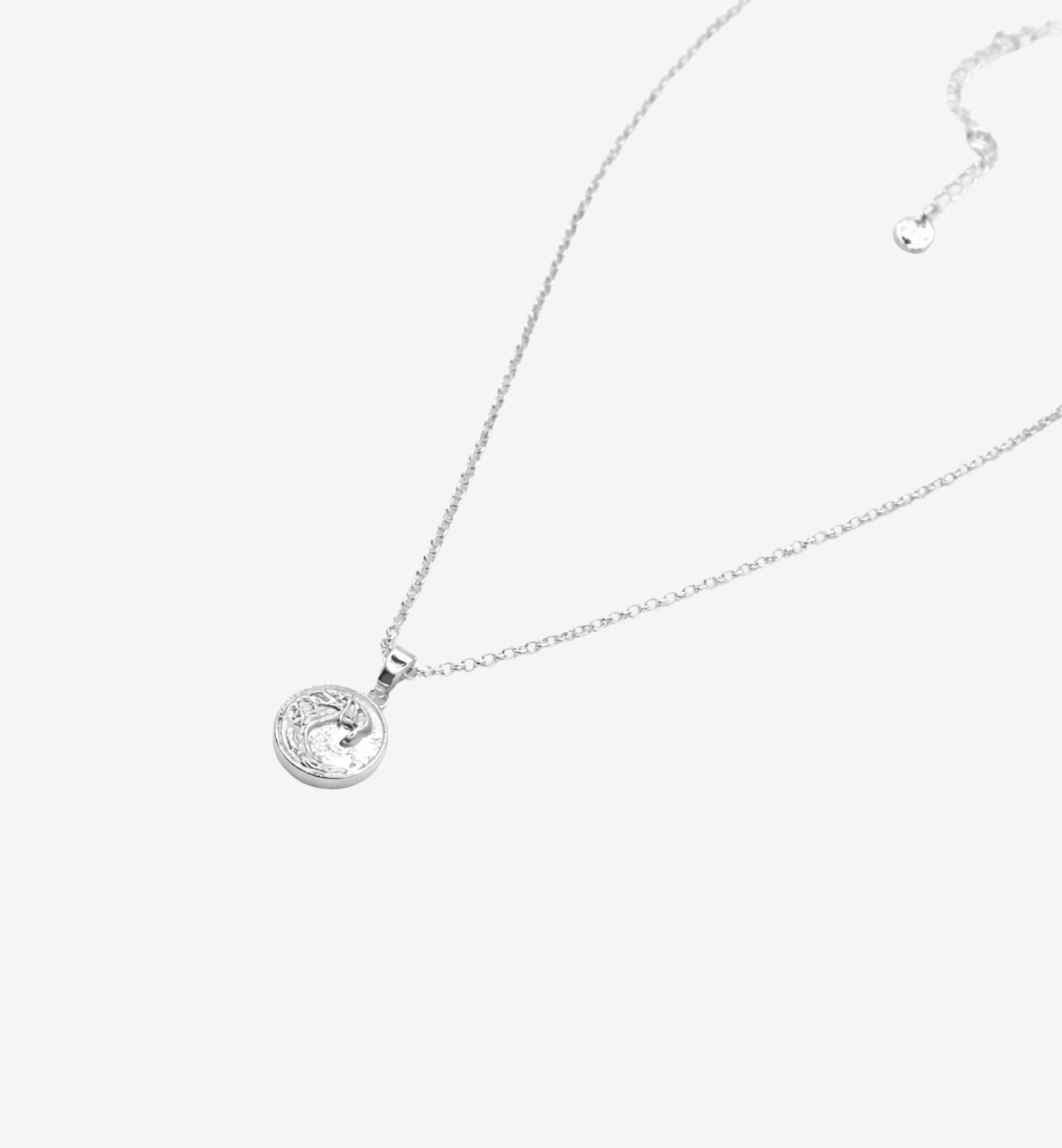 Nami Silver Wave Pendant Plated Chain | 925 Sterling Silver | Uchi &