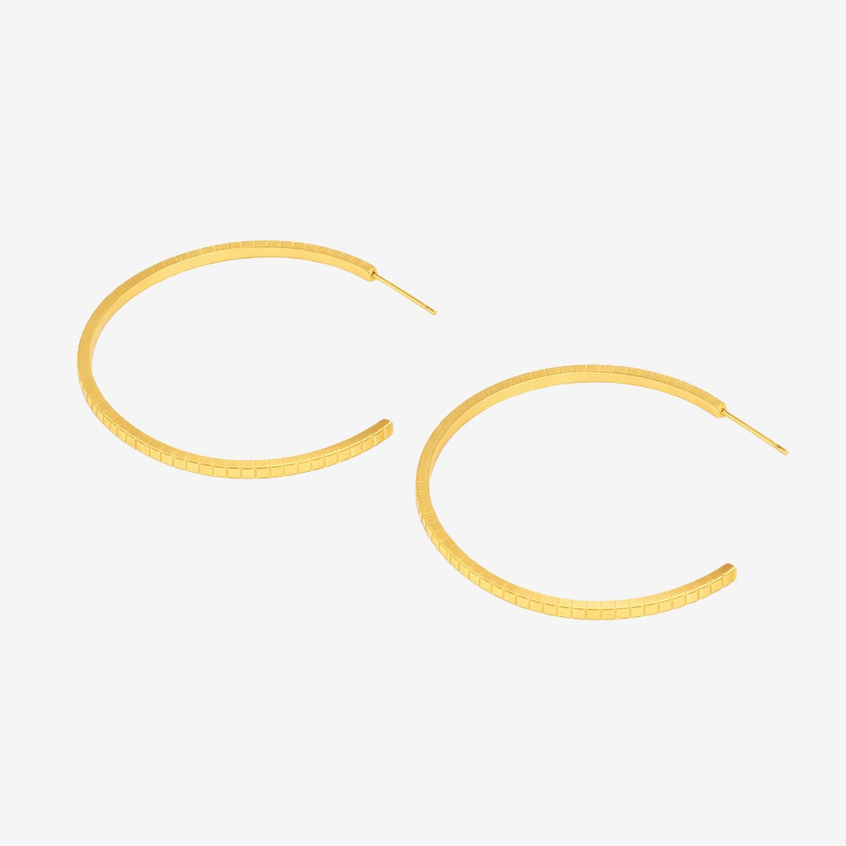 Shikaku Gold Hoop Earrings