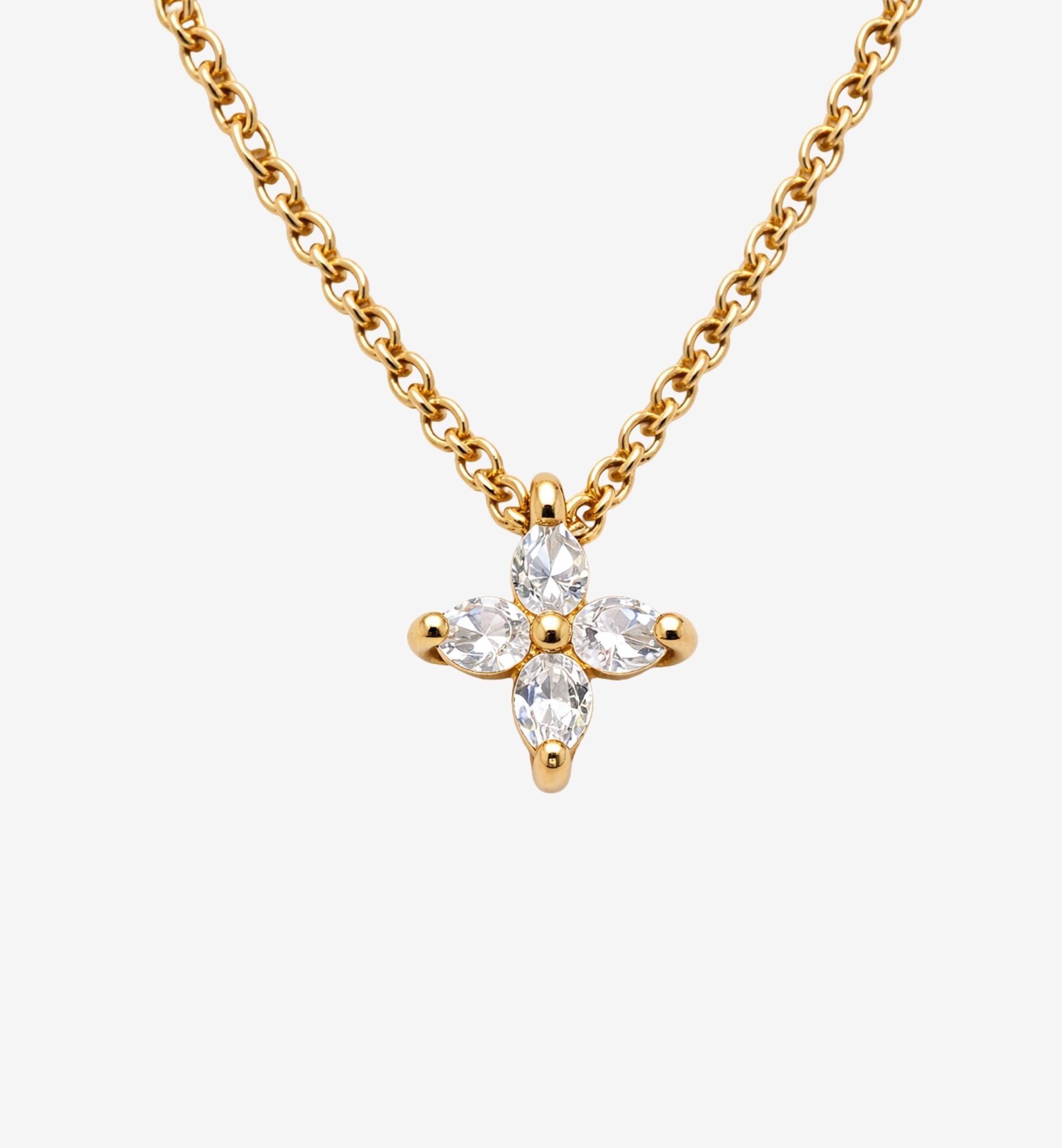 Kinmokusei Floral Pendant Necklace