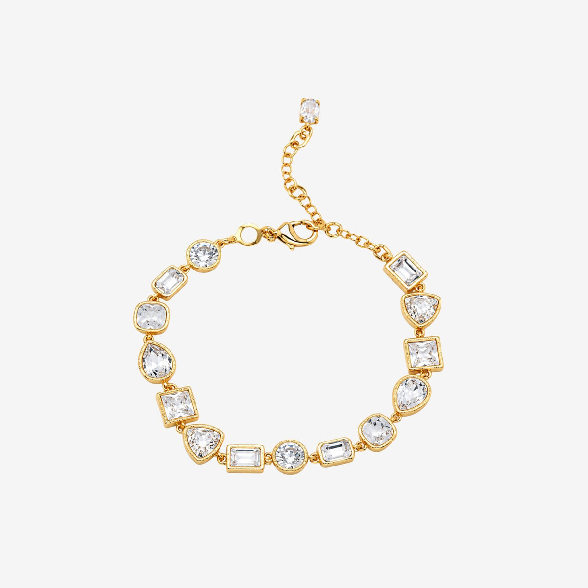 Kin Mixed Stone Gold Bracelet