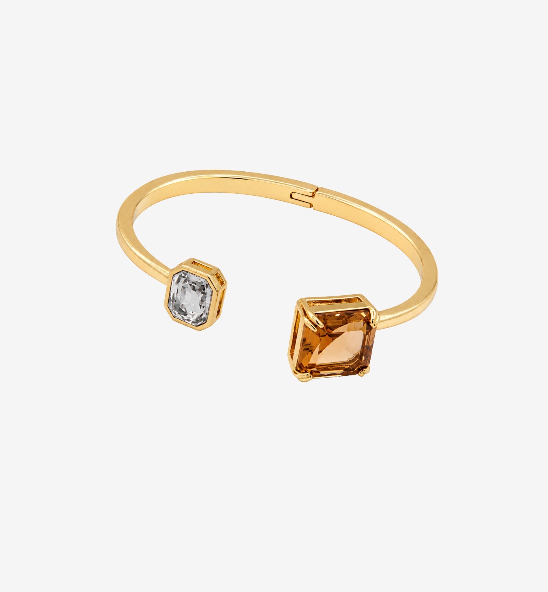 Shikaku Square Stones Open Bangle