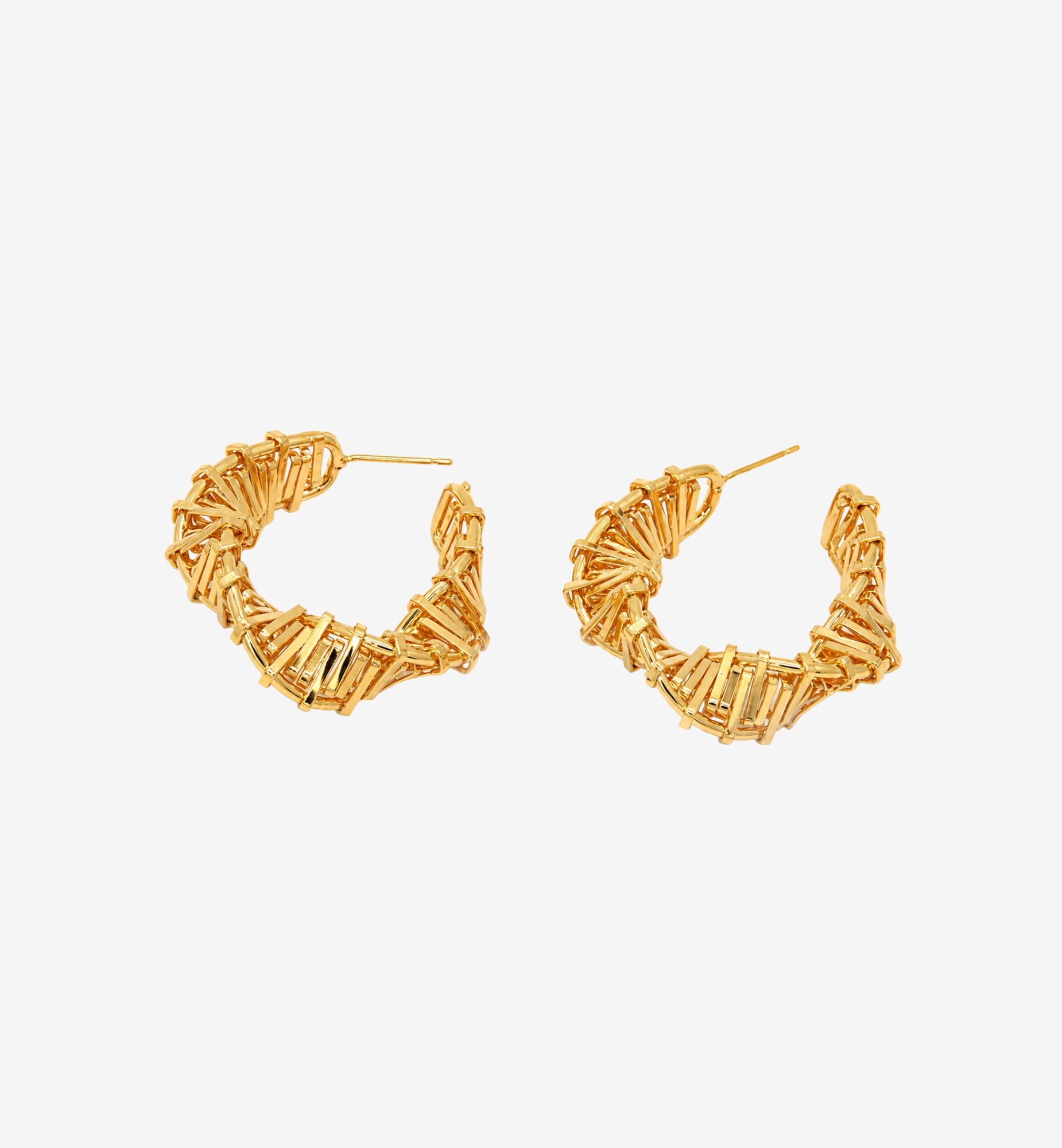 Kin Sculptural Hoop Earrings