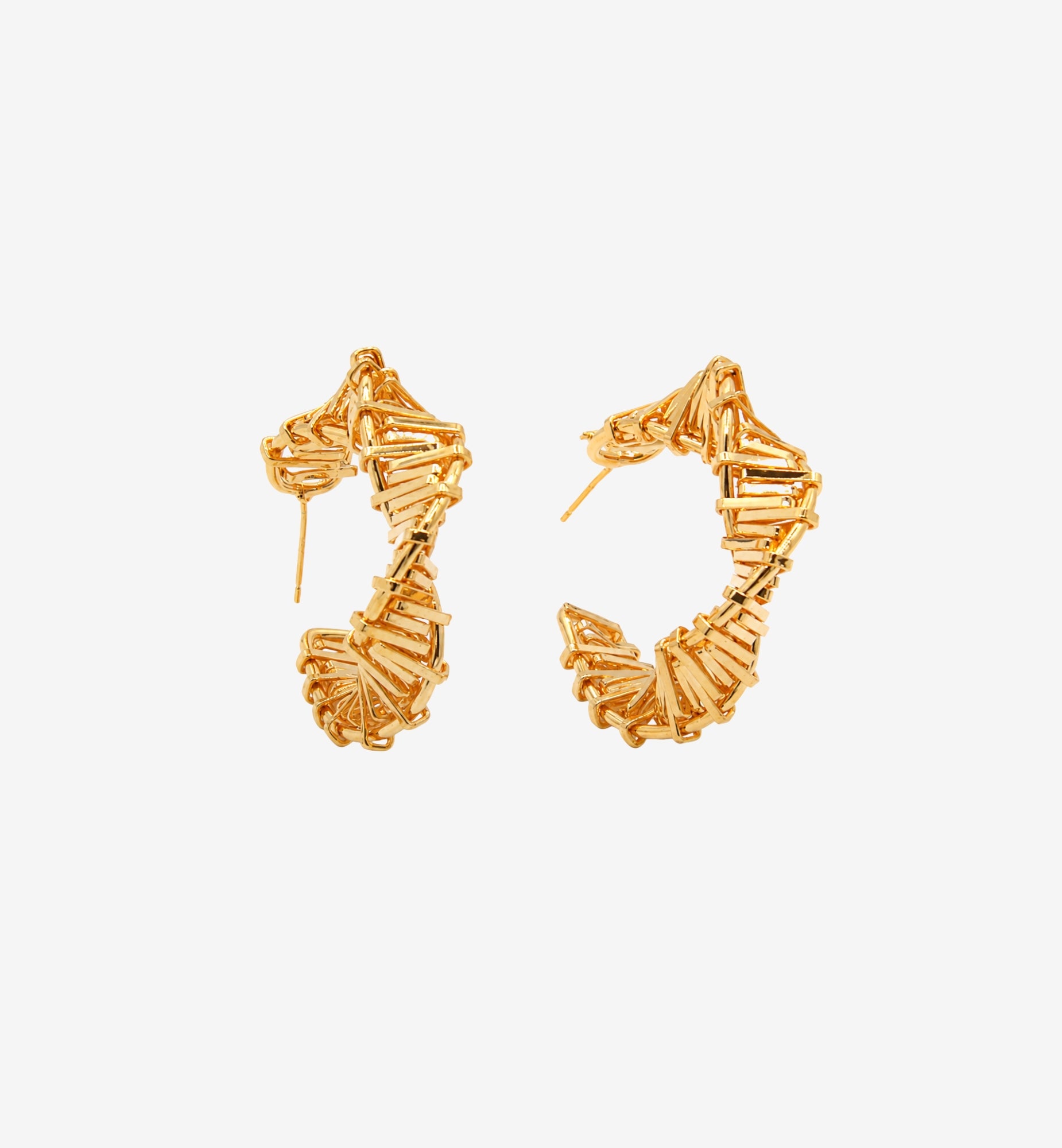 Kin Sculptural Hoop Earrings