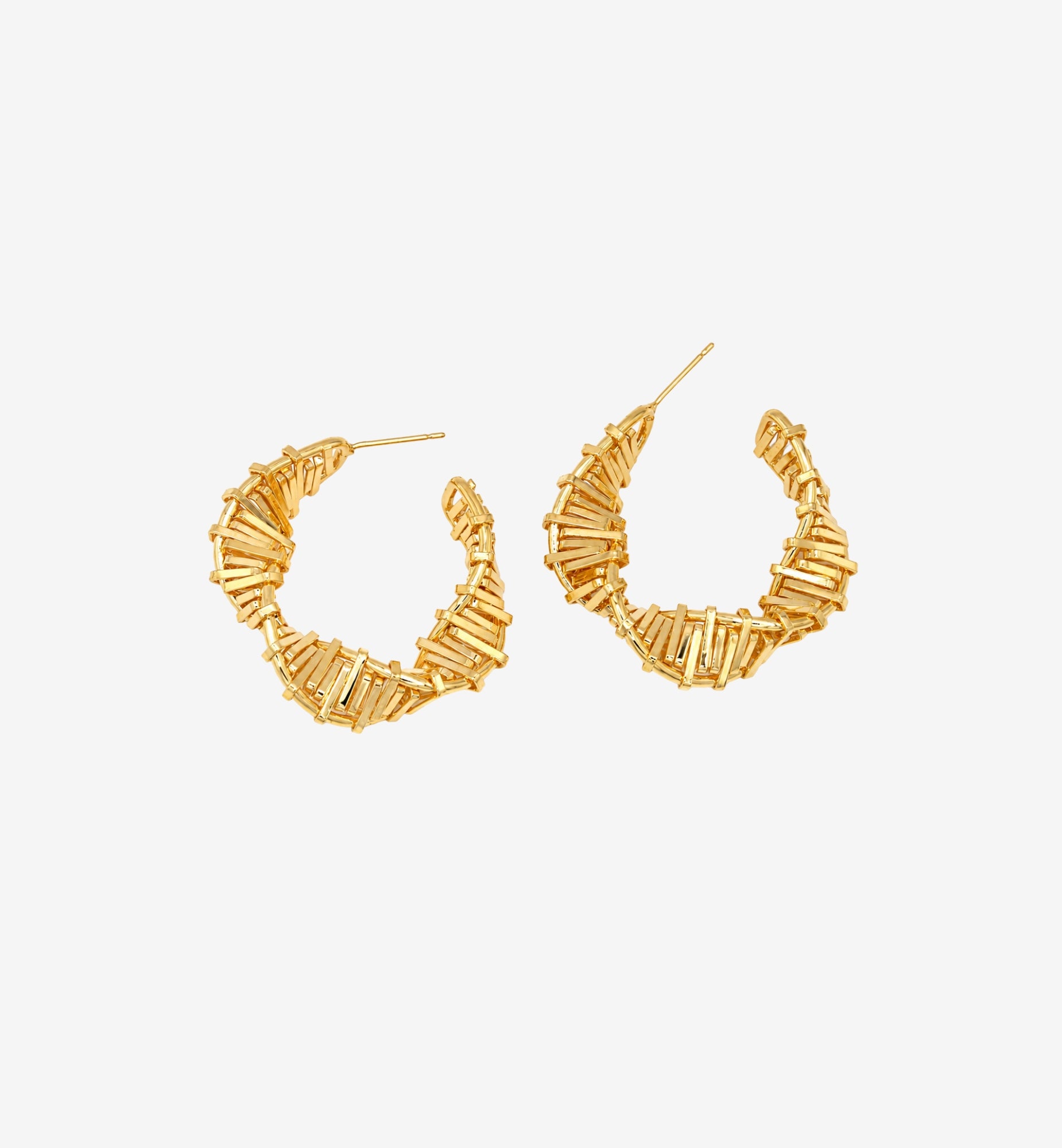 Kin Sculptural Hoop Earrings