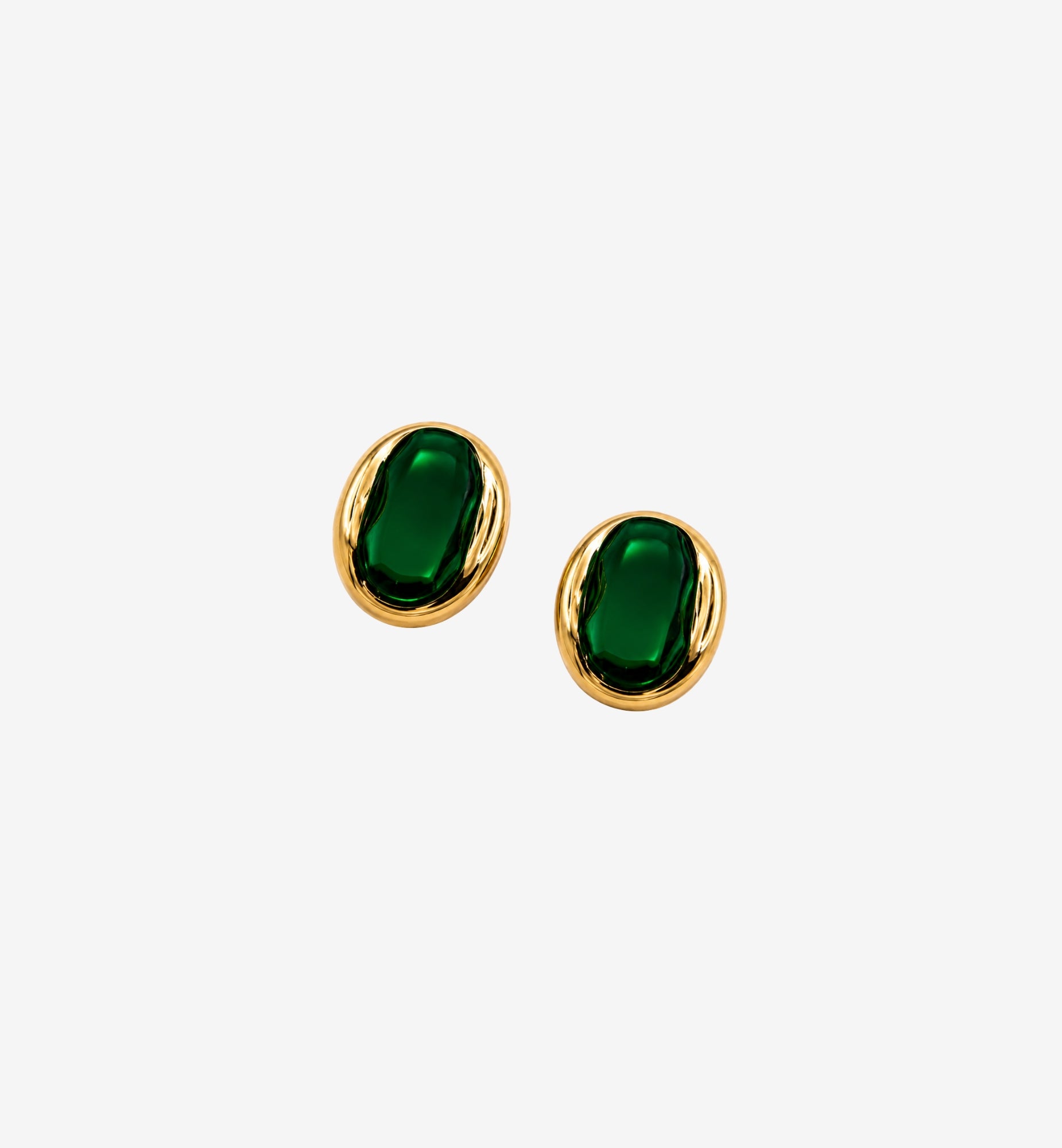 Enso Stone Stud Earrings
