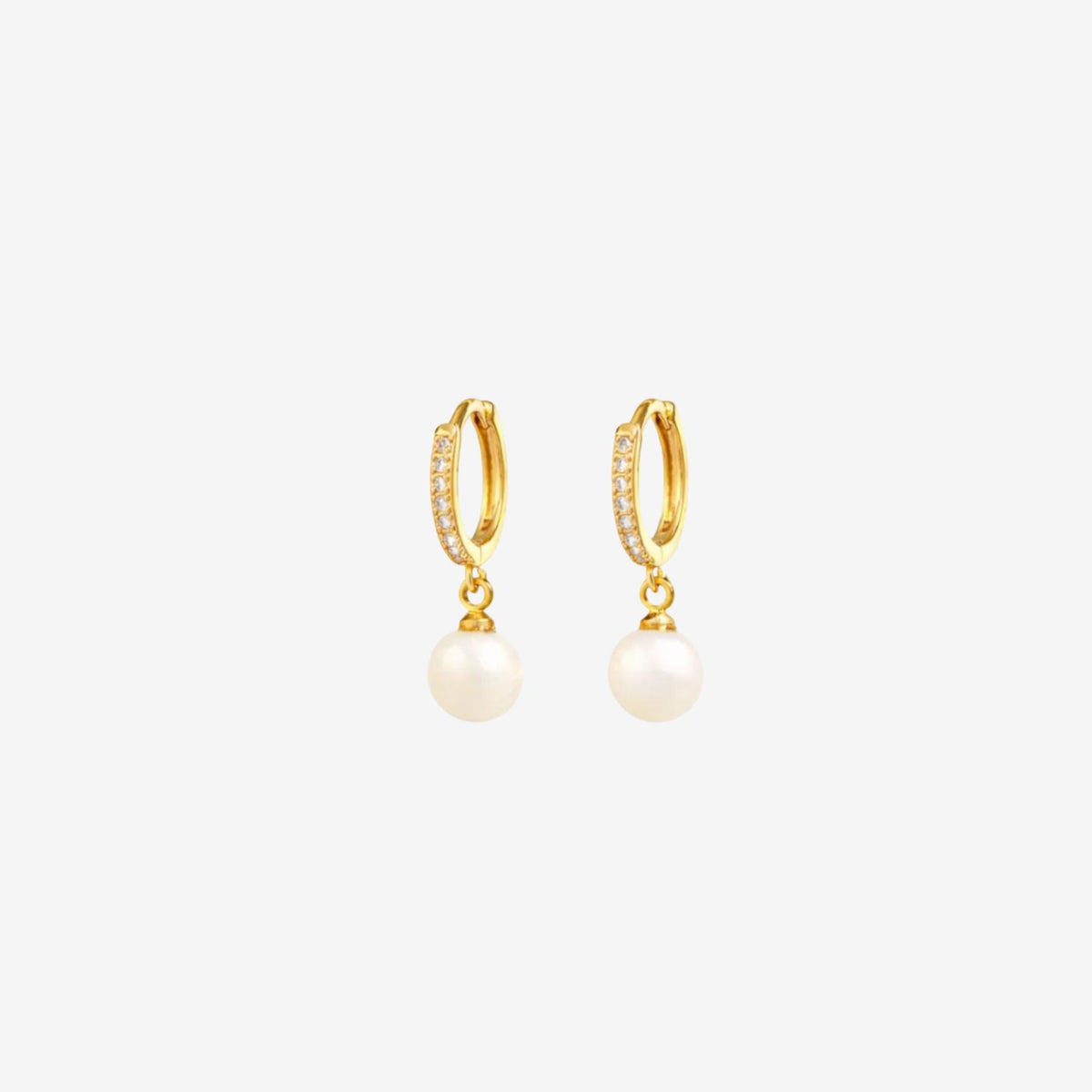 Shinju Pearl Hoops