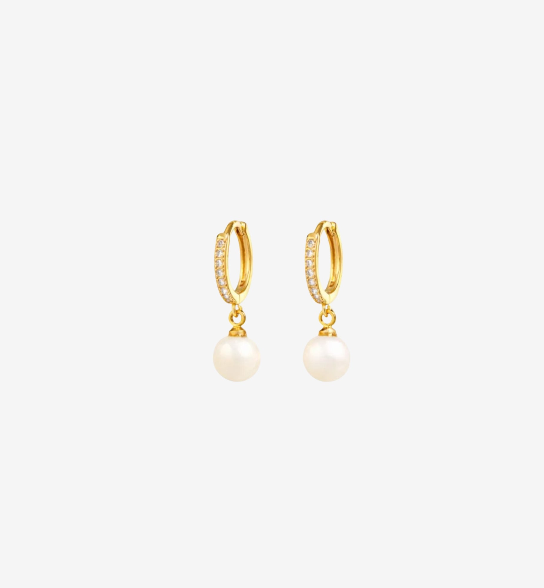 Shinju Pearl Hoops