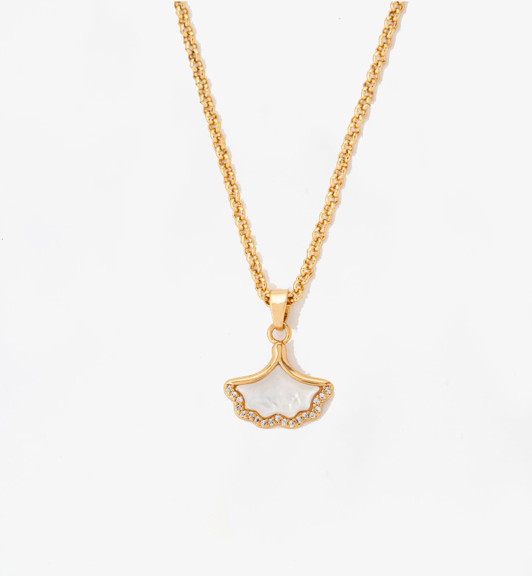 Gingko Pendant Necklace